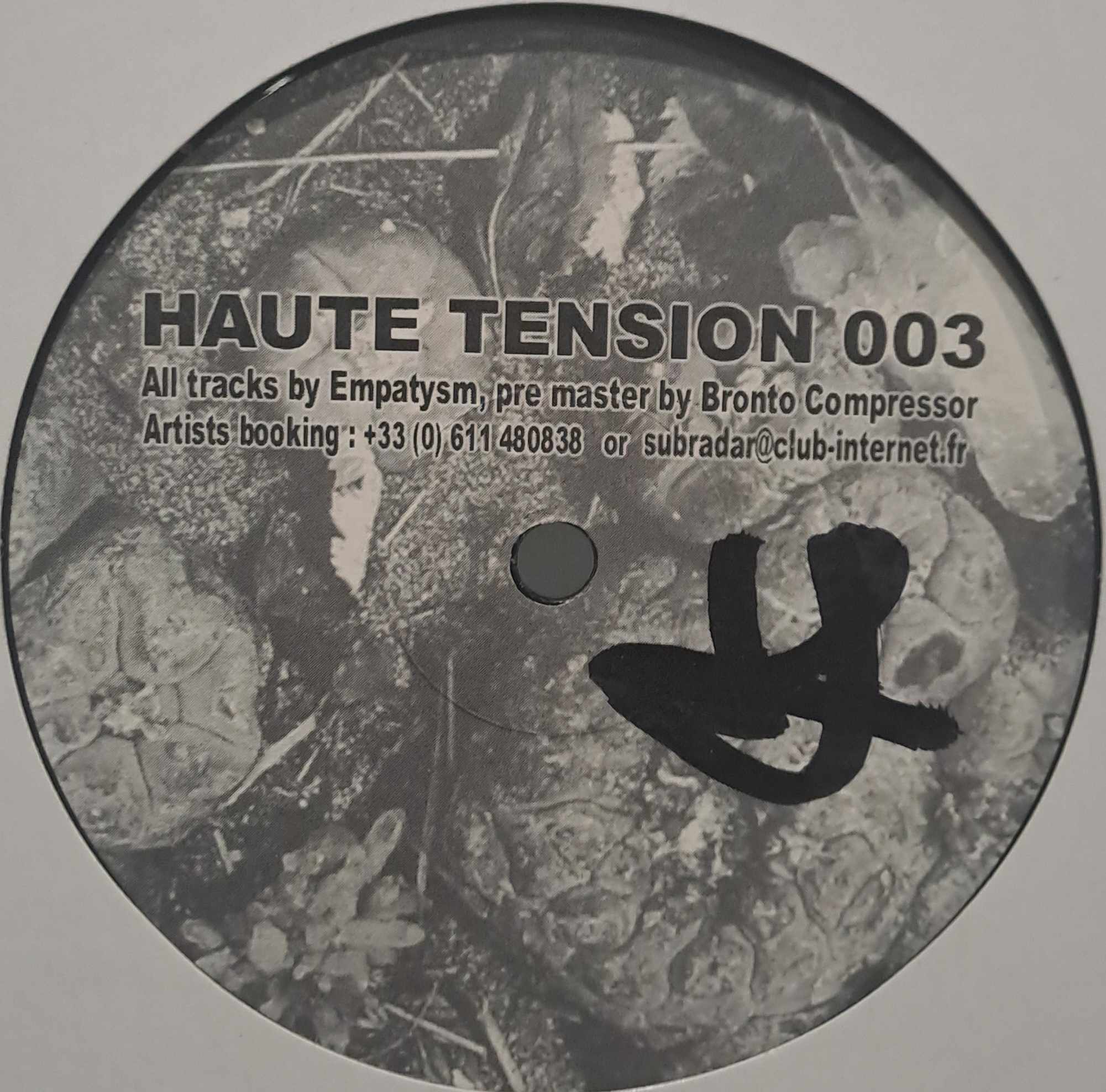 Haute Tension 003 - vinyle hard techno