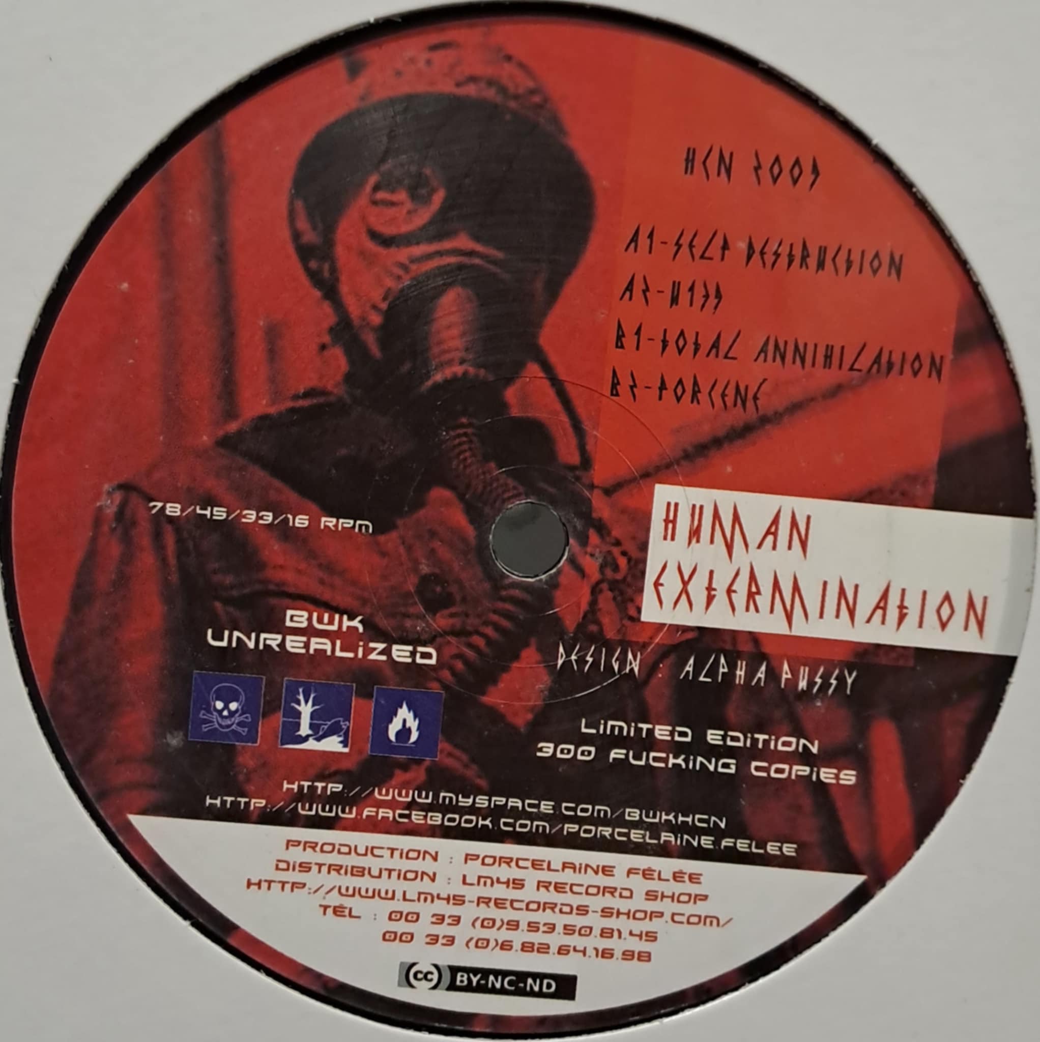 HCN 2009 - vinyle speedcore