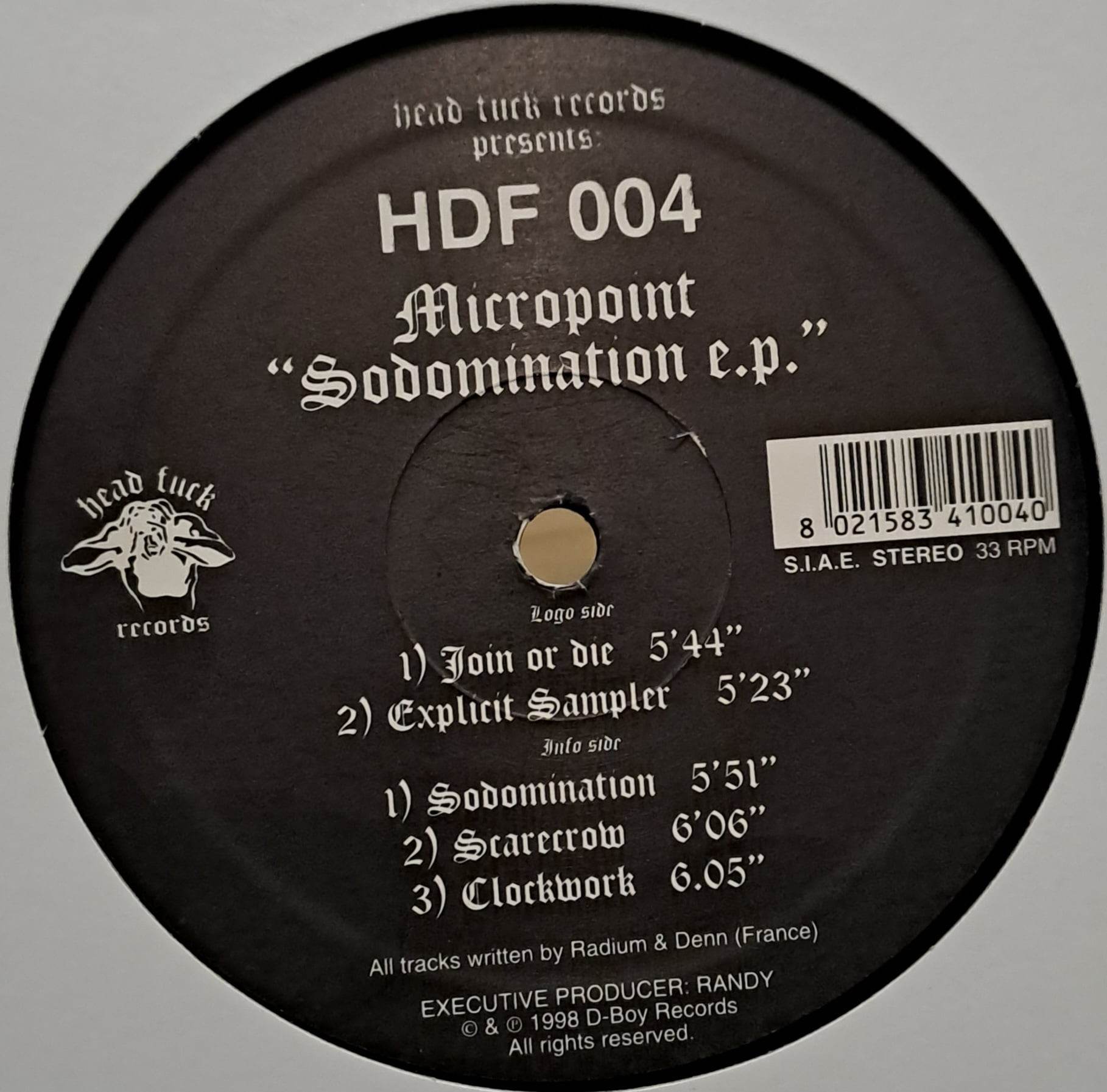 Head Fuck 004 - vinyle hardcore