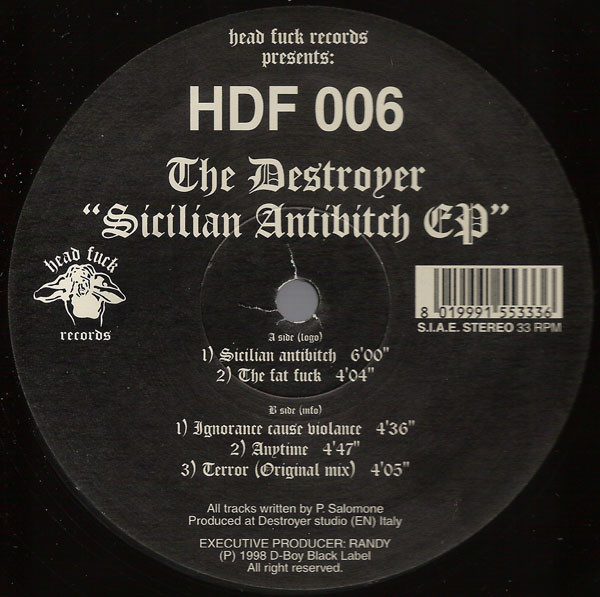 Head Fuck Records 06 - vinyle gabber