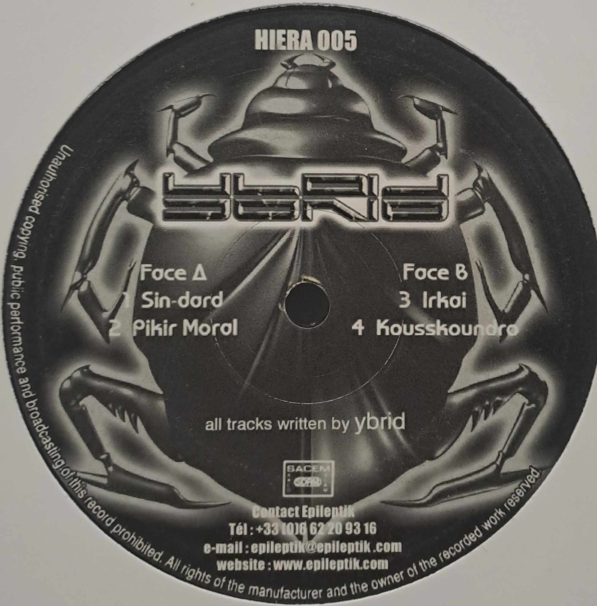 Hierapolis 05 - vinyle hardcore