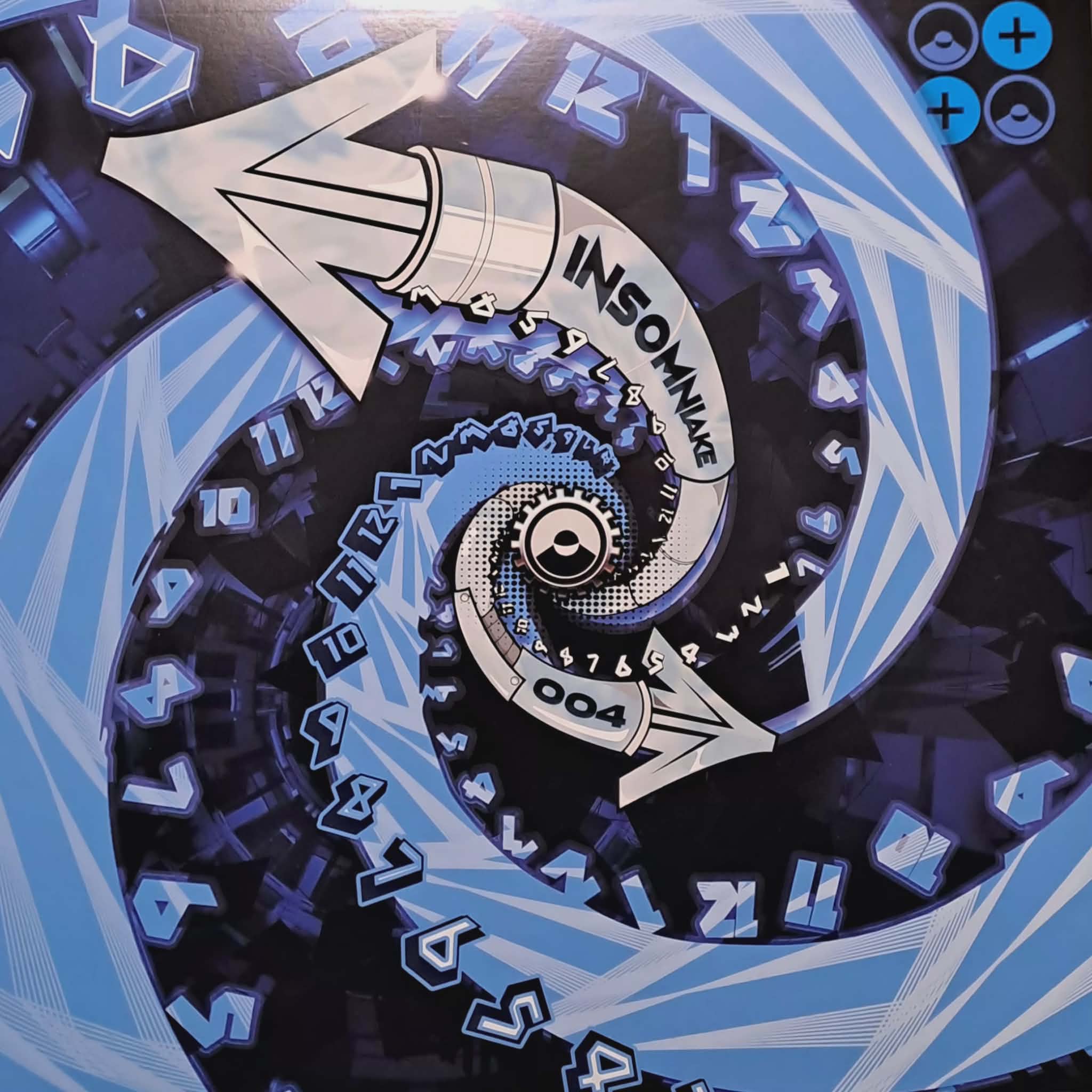 Insomniake 004 Black - vinyle freetekno