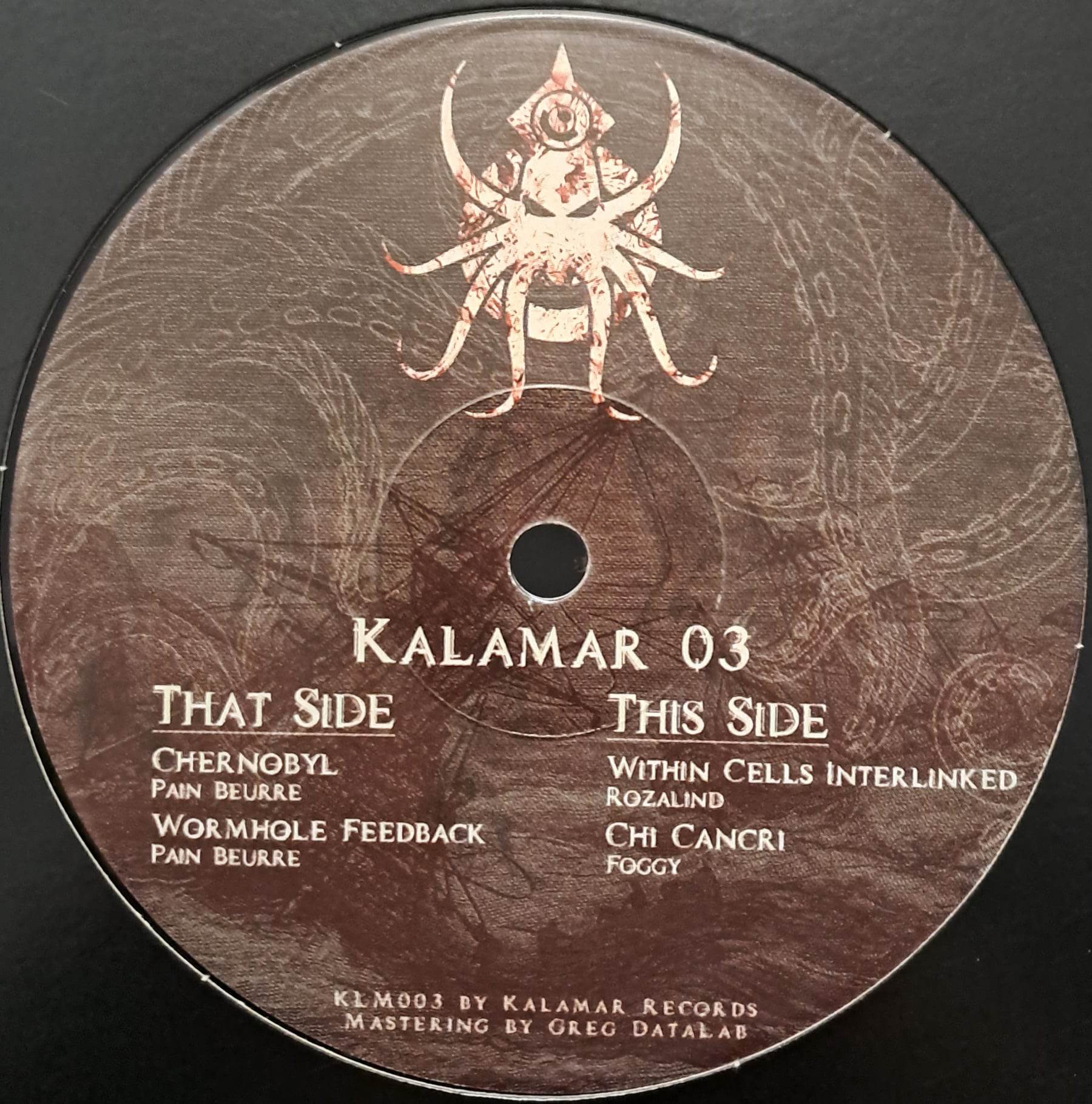 Kalamar 003 (dernières copies en stock) - vinyle hard techno