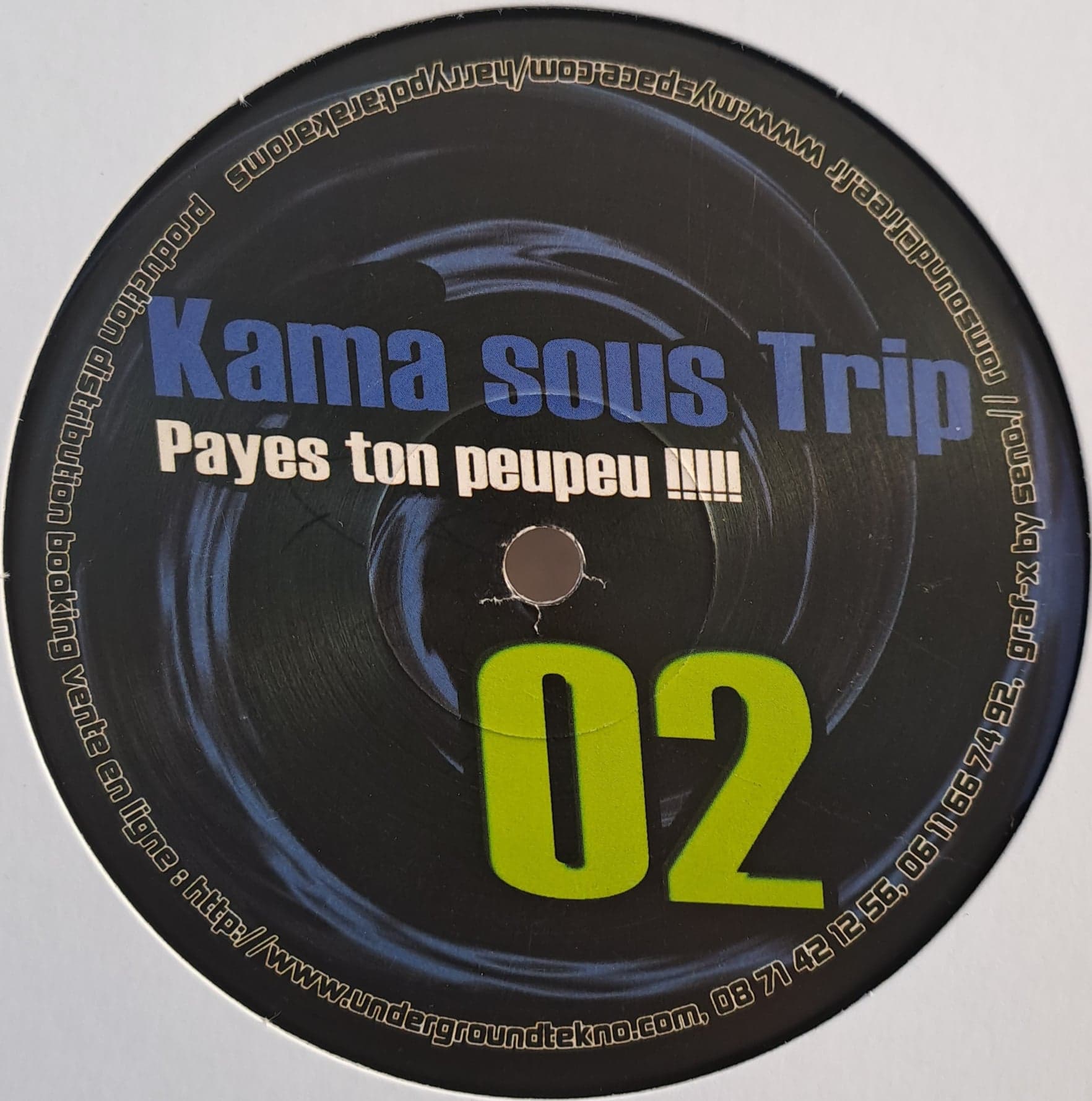 Kama Sous Trip 02 - vinyle Hardfloor