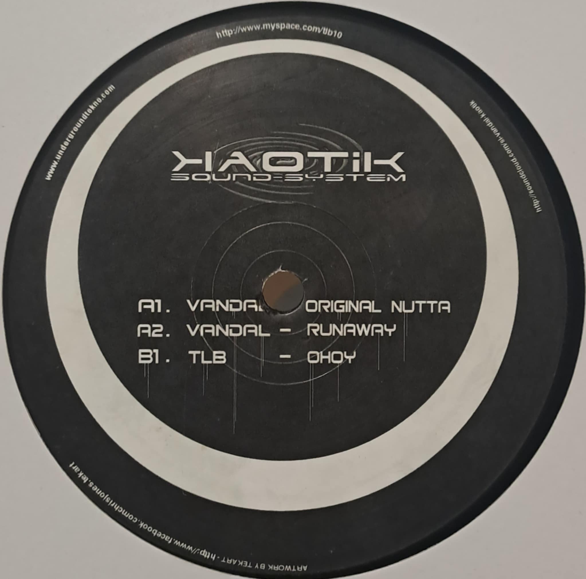 Kaotik 01 - vinyle freetekno