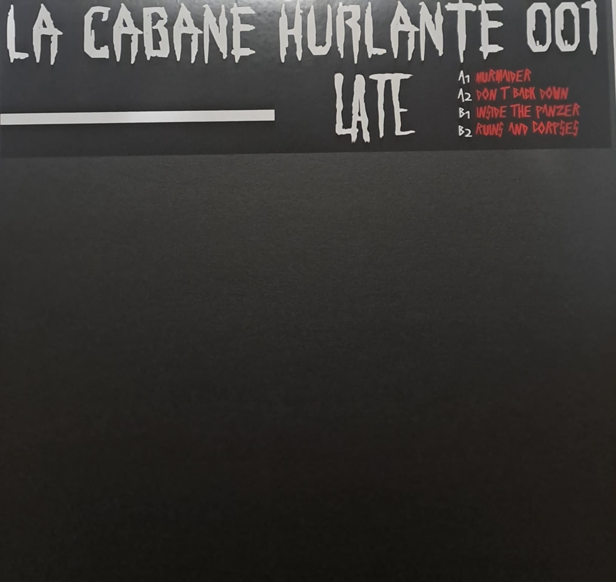 La Cabane Hurlante 01 - vinyle doomcore