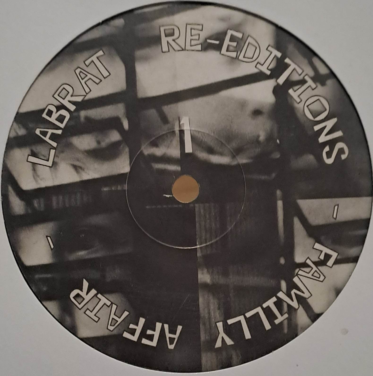 LaBrat Re-Editions 01 - vinyle freetekno