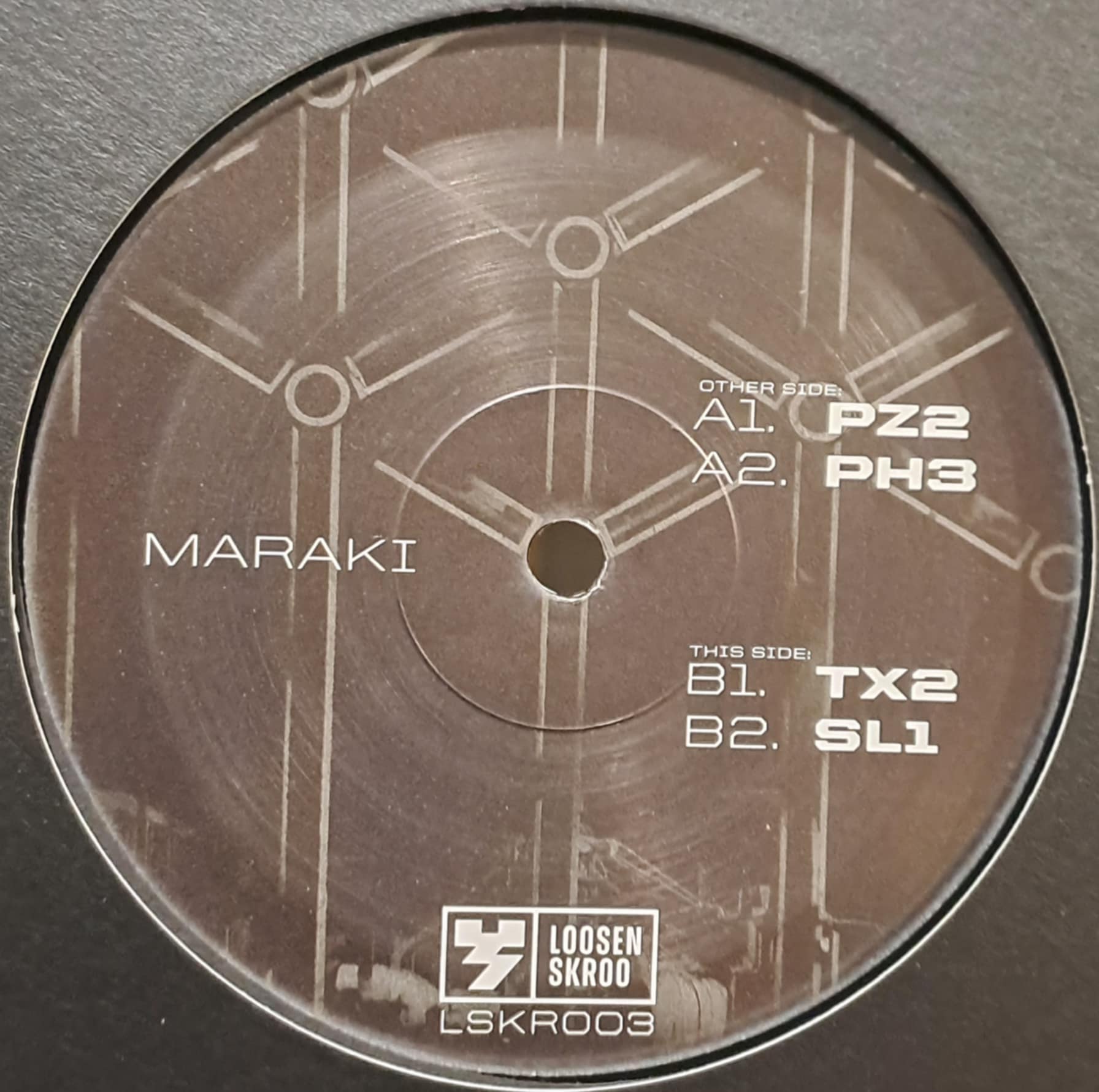 Loosen Skroo records 003 - vinyle freetekno