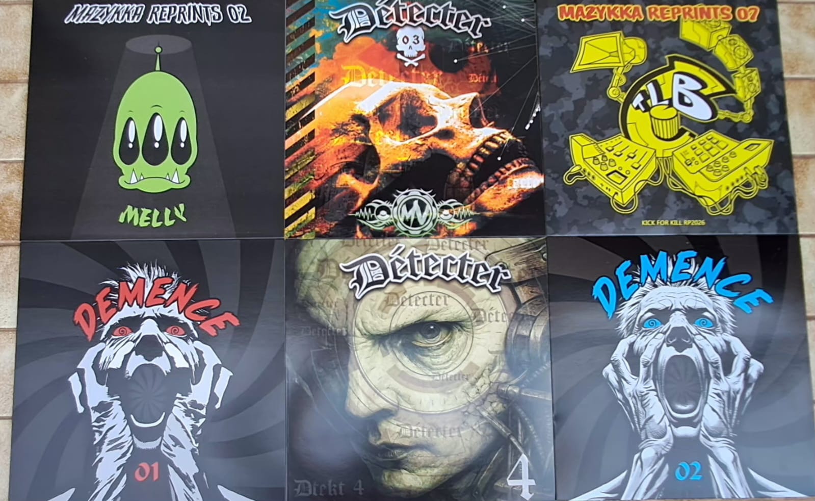 Lot de 6 vinyles Hardtek / Tribecore (20% de remise) - vinyle freetekno