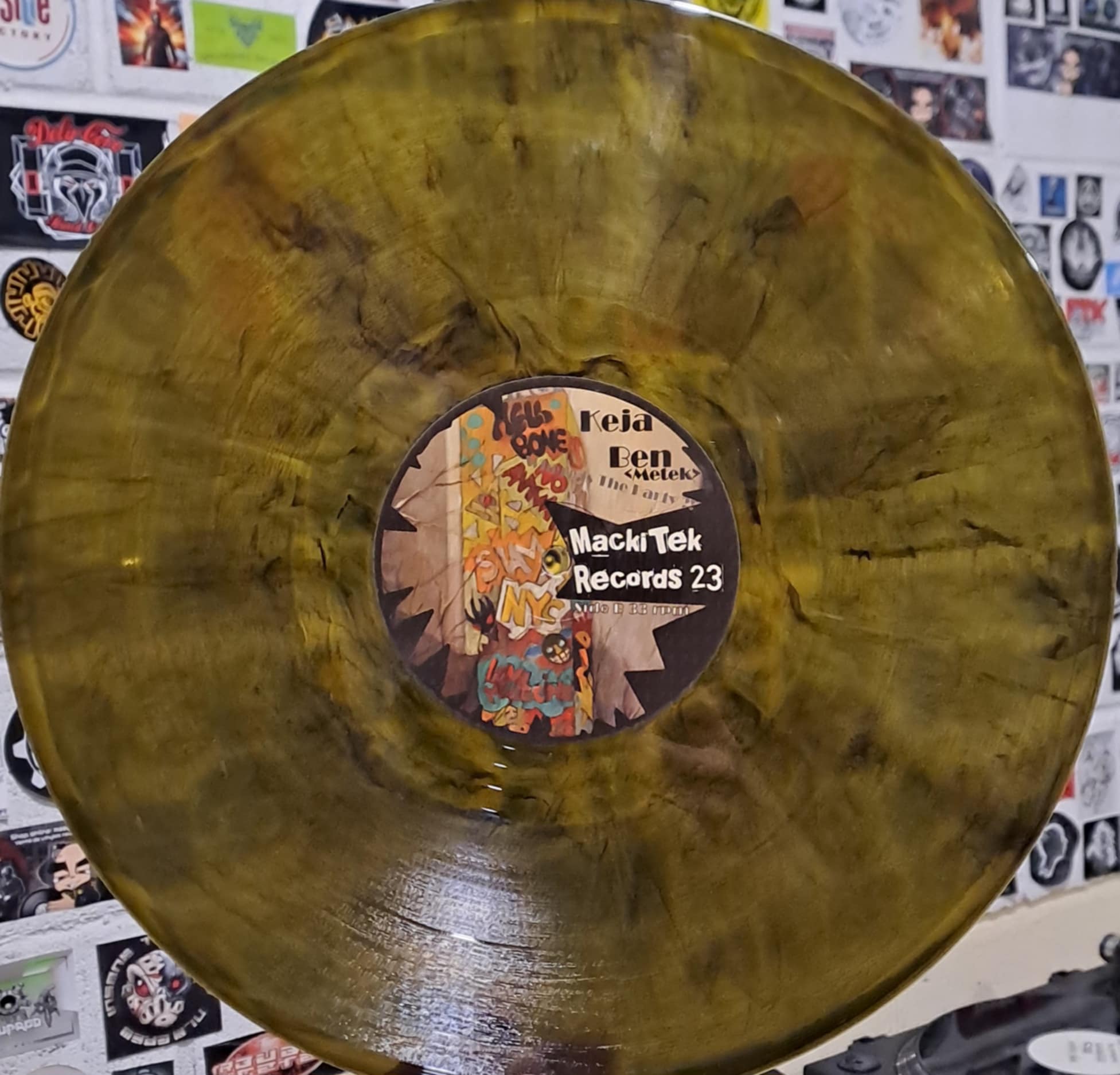 Mackitek 23 RP (Yellow Marbled) (dernières copies en stock) - vinyle freetekno