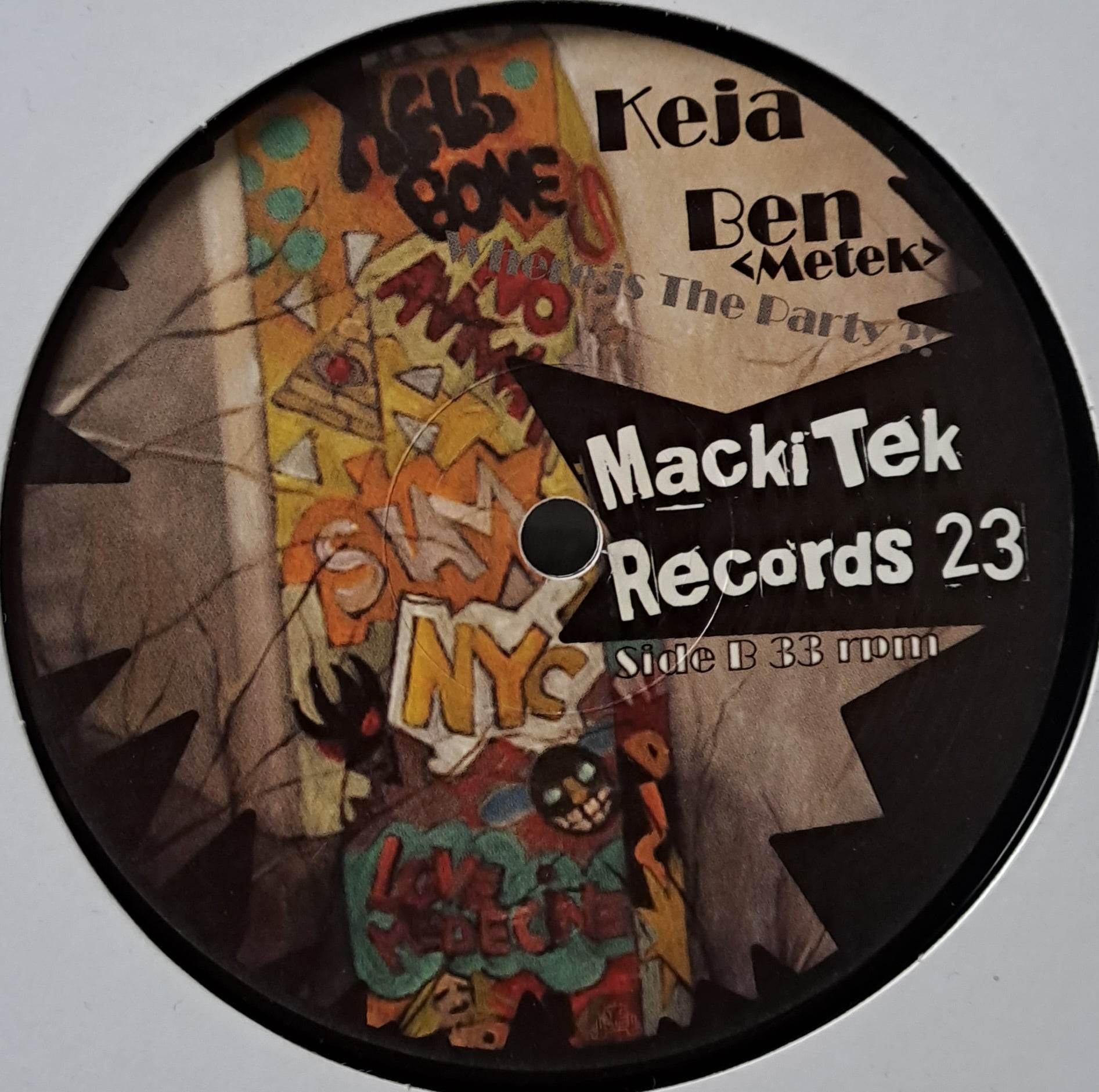 Mackitek Records 23 - vinyle freetekno