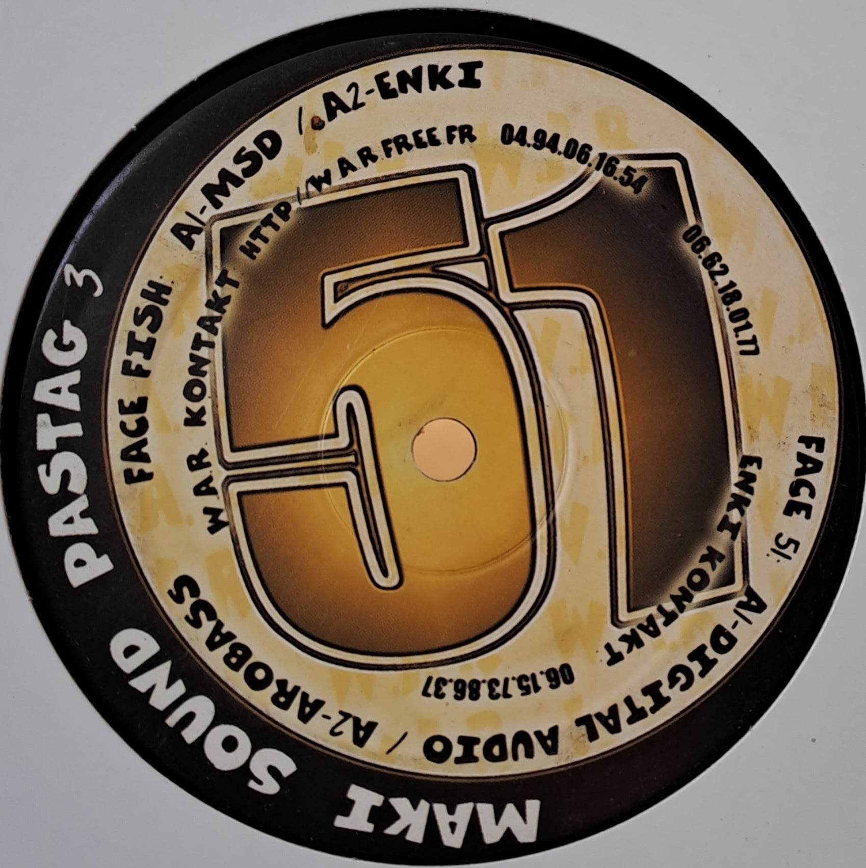 Maki Sound Pastag 03 - vinyle freetekno