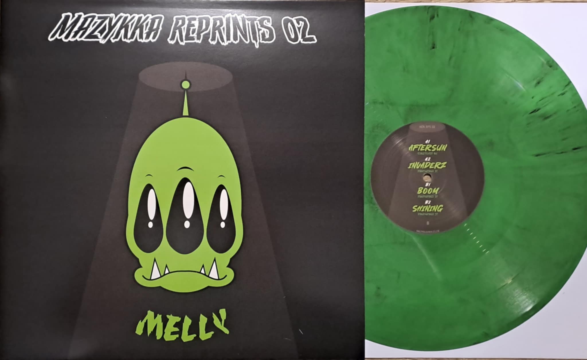 Mazykka Reprints 02 Marbré (RP Protoprod 37 + "Aftersun" Tekitaezy 02) - vinyle freetekno