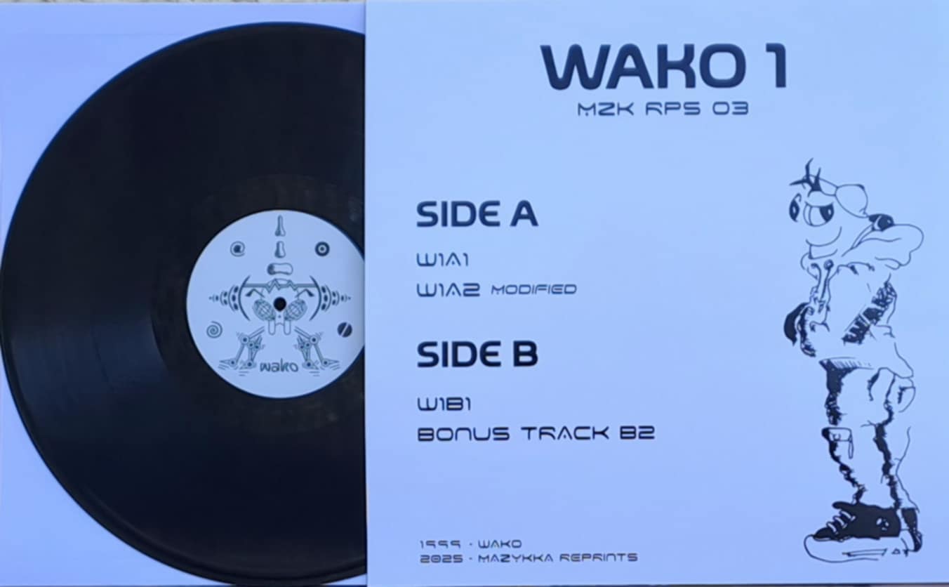 Mazykka Reprints 03 Black (RP Wako 1) - vinyle freetekno