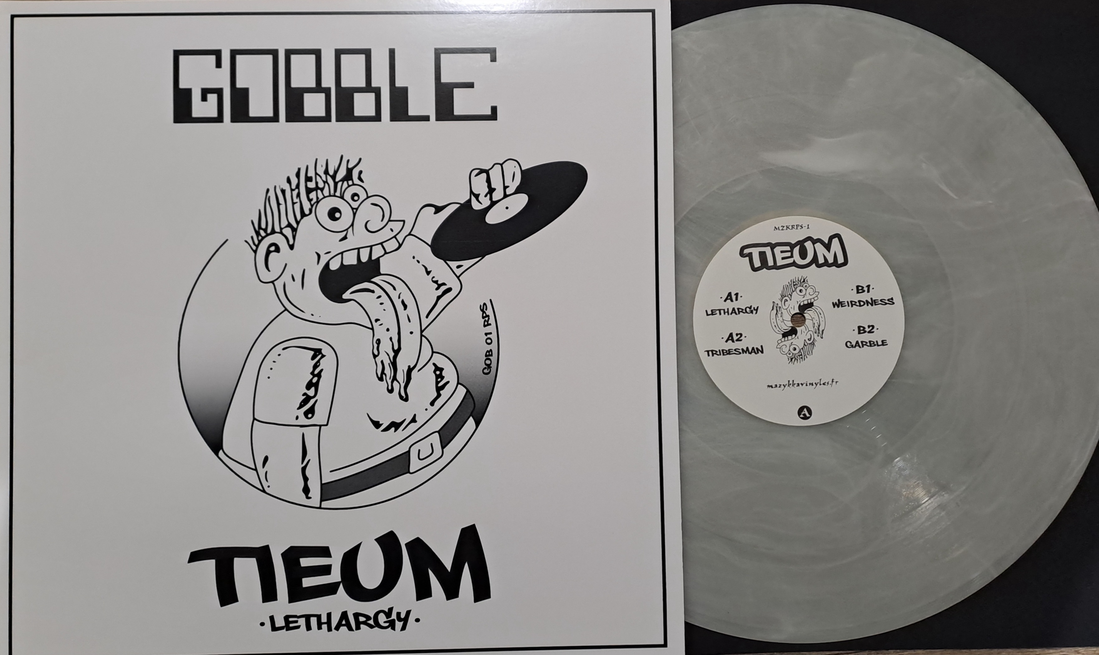 Mazykka Reprints -1 Marbré (RP Gobble 01) - vinyle gabber