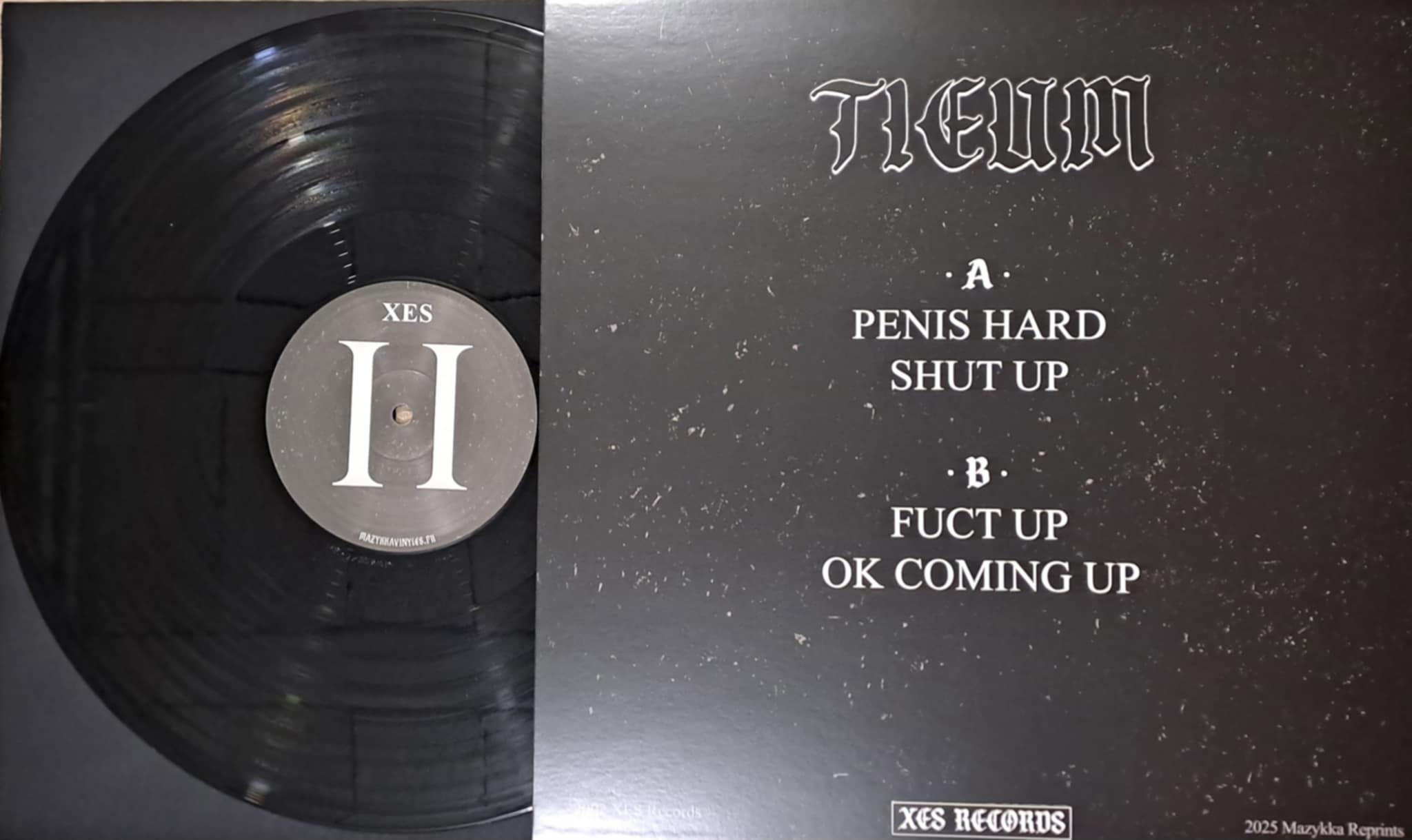Mazykka Reprints -2 Black (RP XES 2) - vinyle hardcore