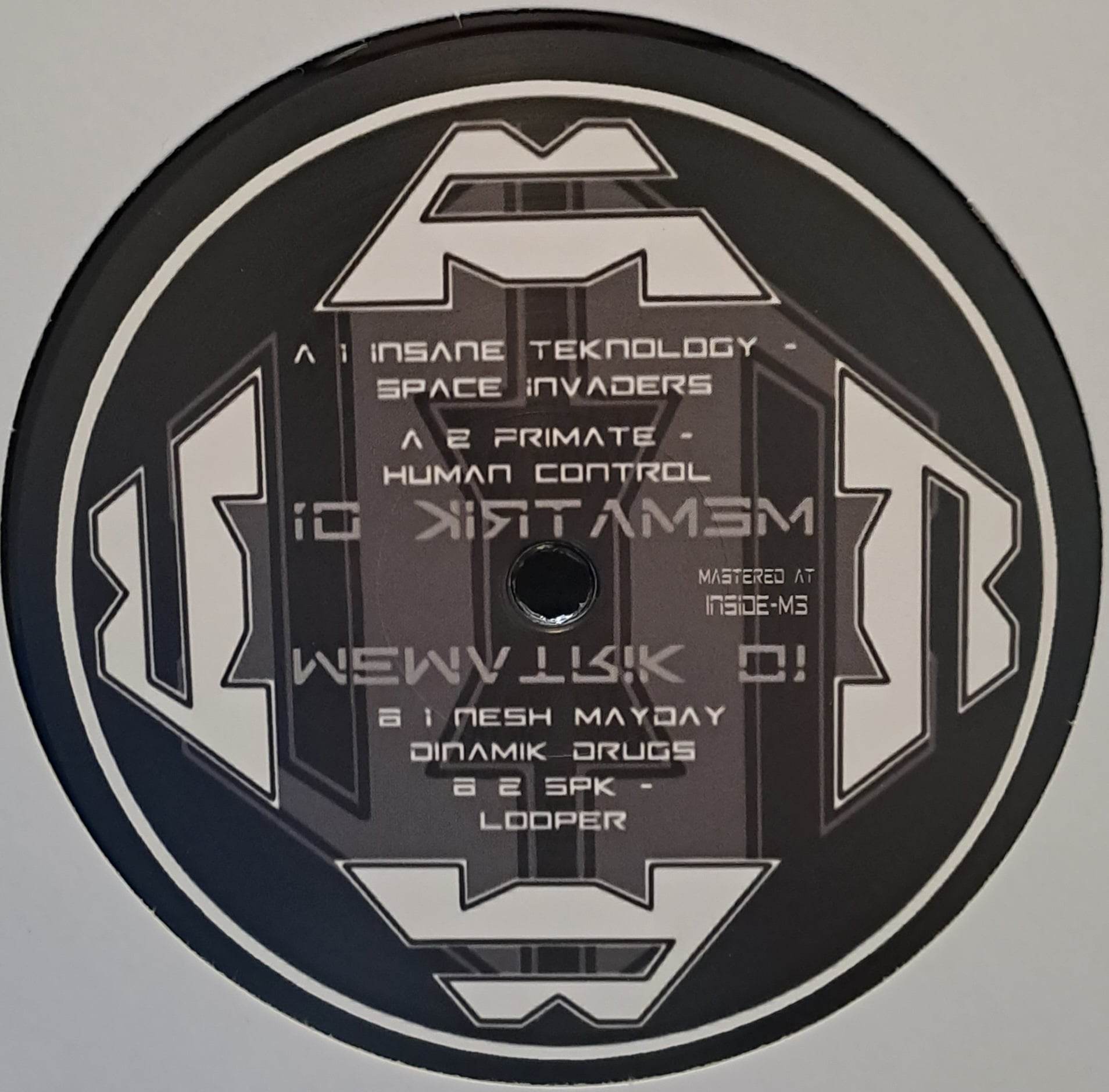 Mematrik 01 RP (toute dernière copie en stock) - vinyle freetekno