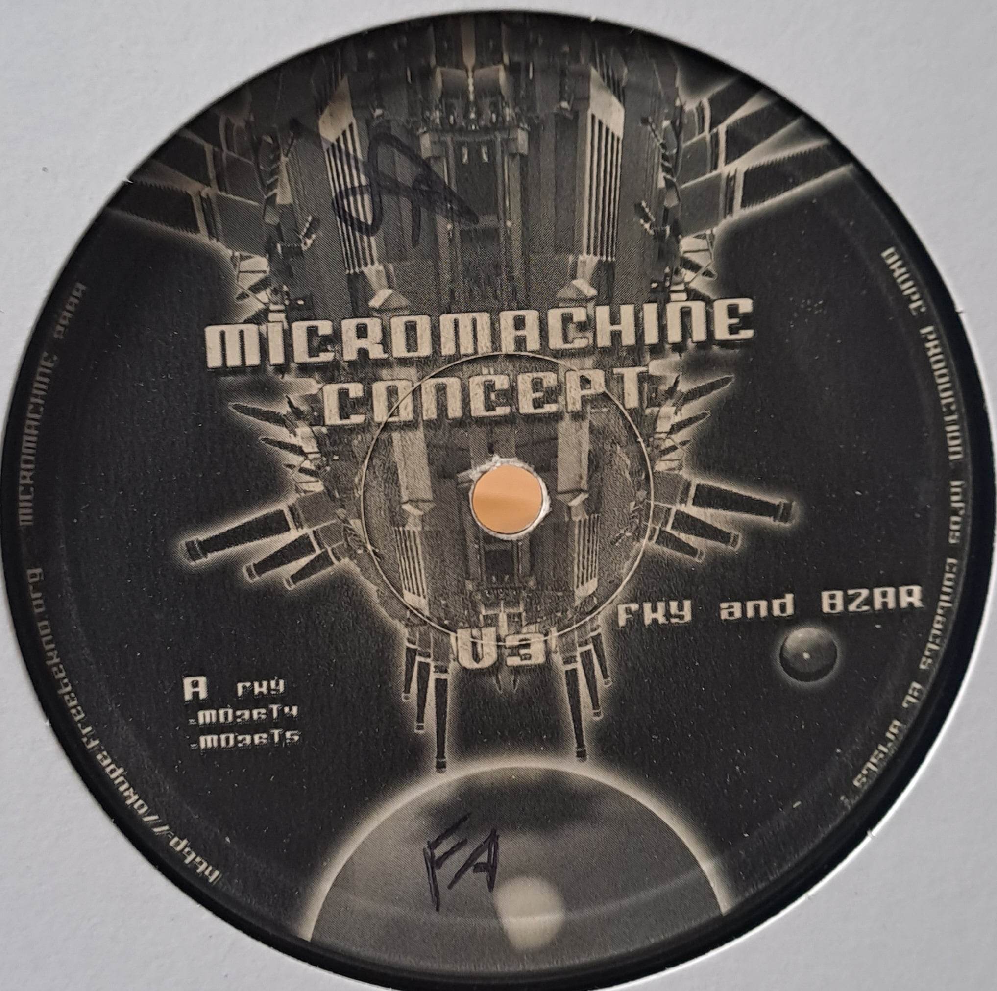 Micromachine V3 - vinyle freetekno
