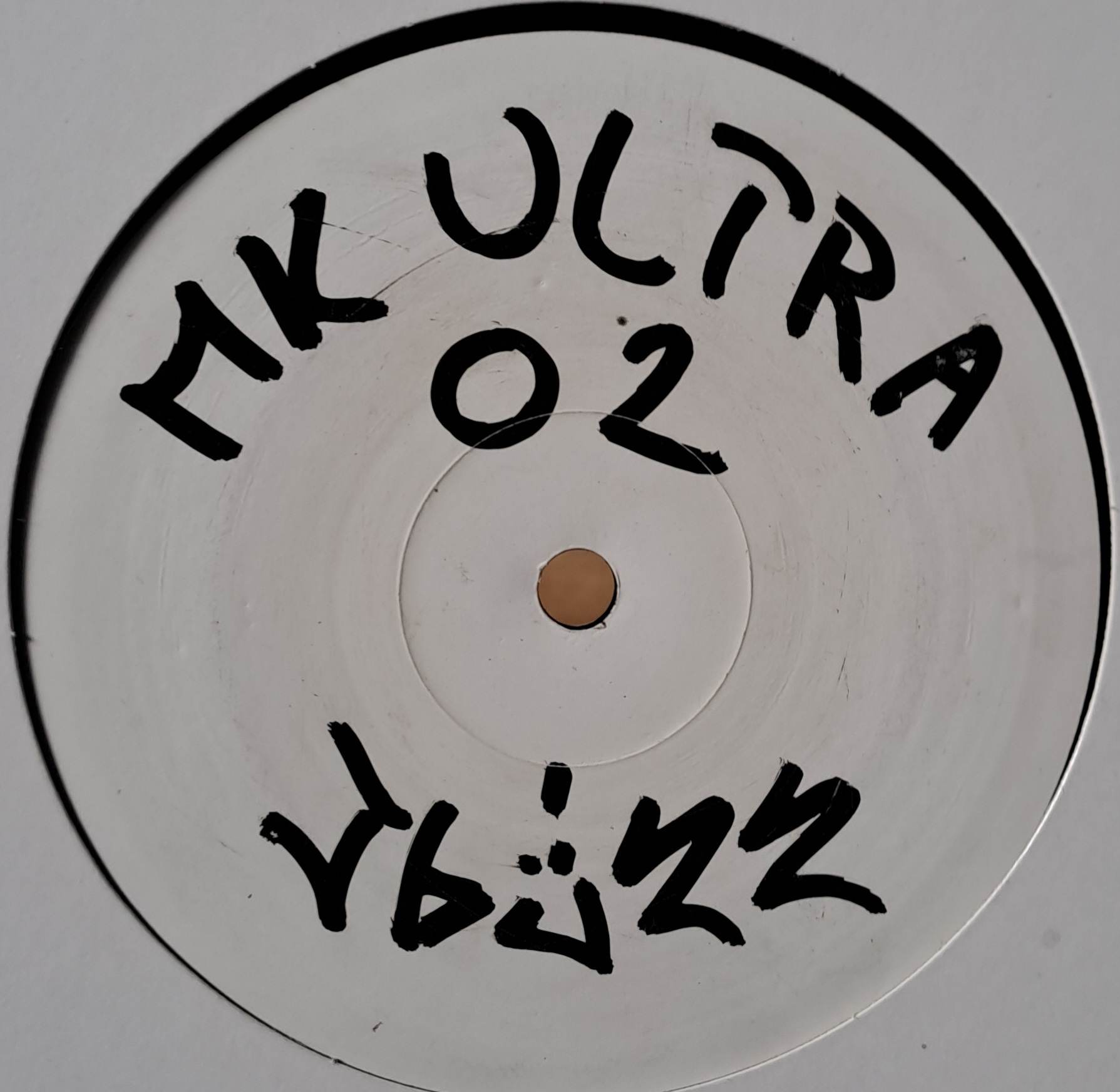 MK ULTRA 02 (White Label) - vinyle hard techno