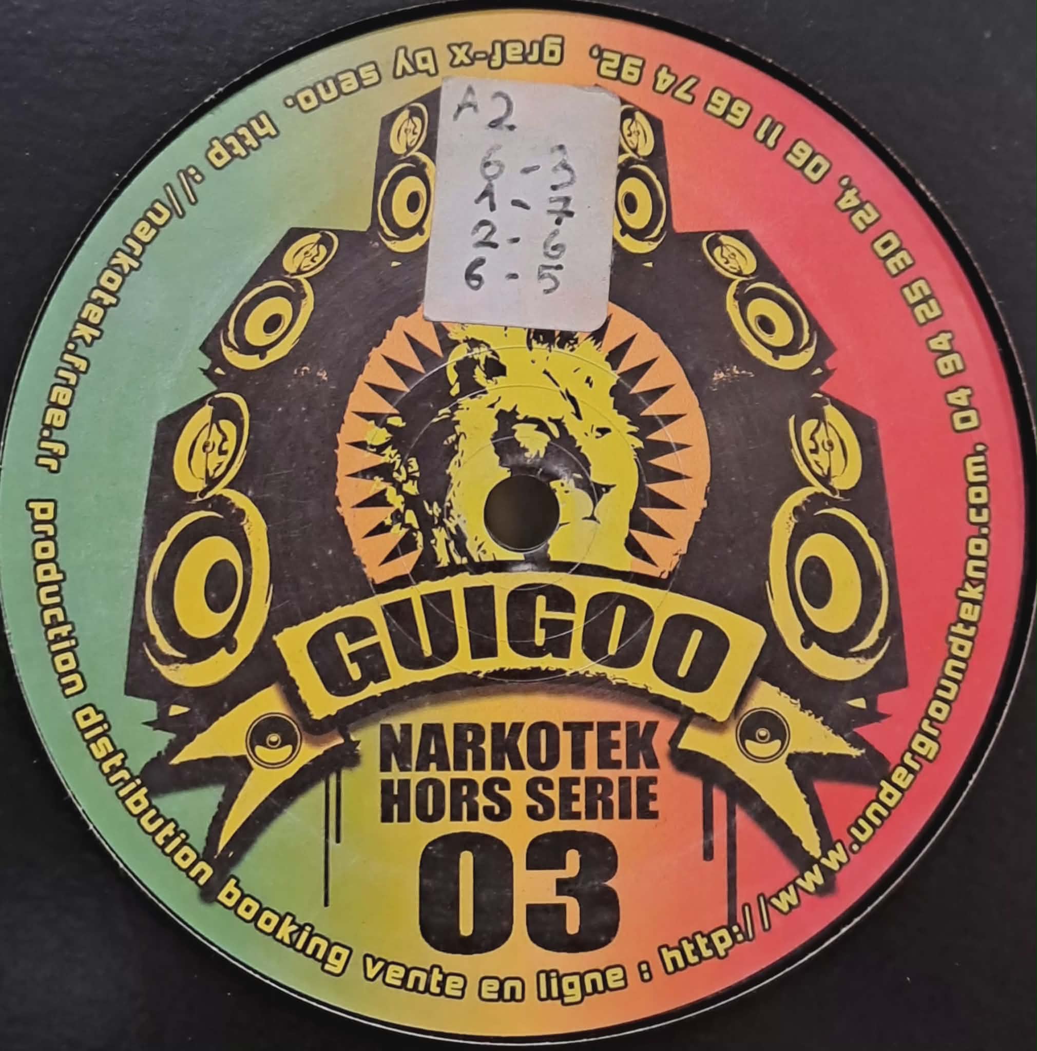 Narkotek HS 03 - vinyle hardtek