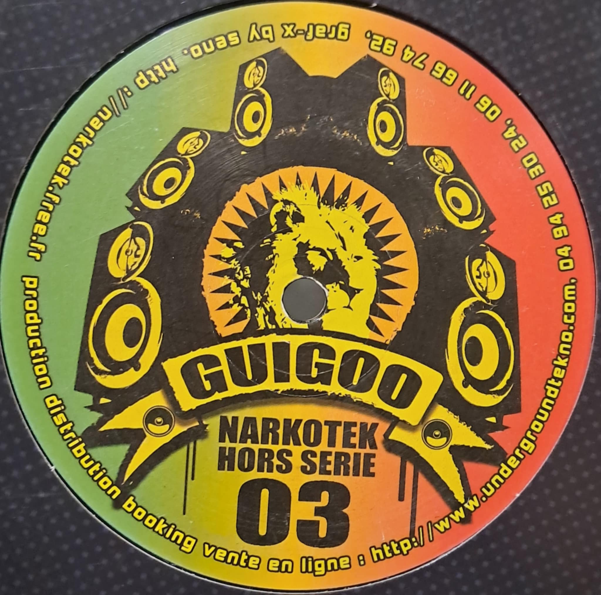 Narkotek HS 03 - vinyle freetekno