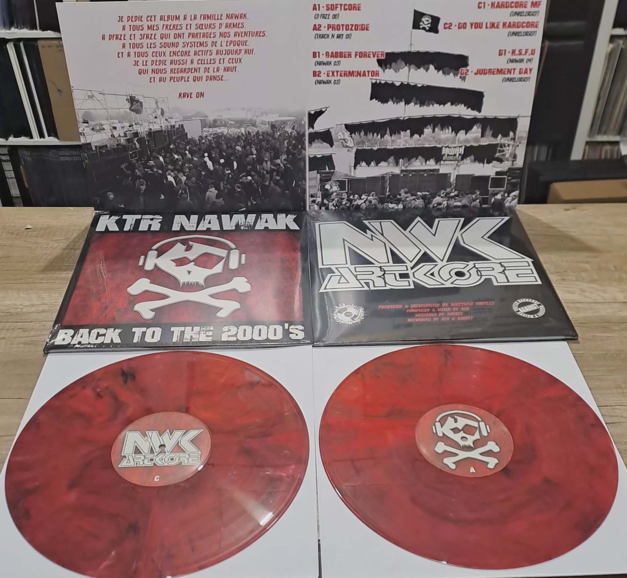 Nawak LP 01 Marbré - vinyle hardcore