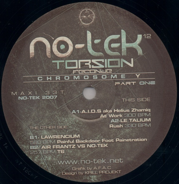 No-Tek 12 CHY - vinyle hardcore