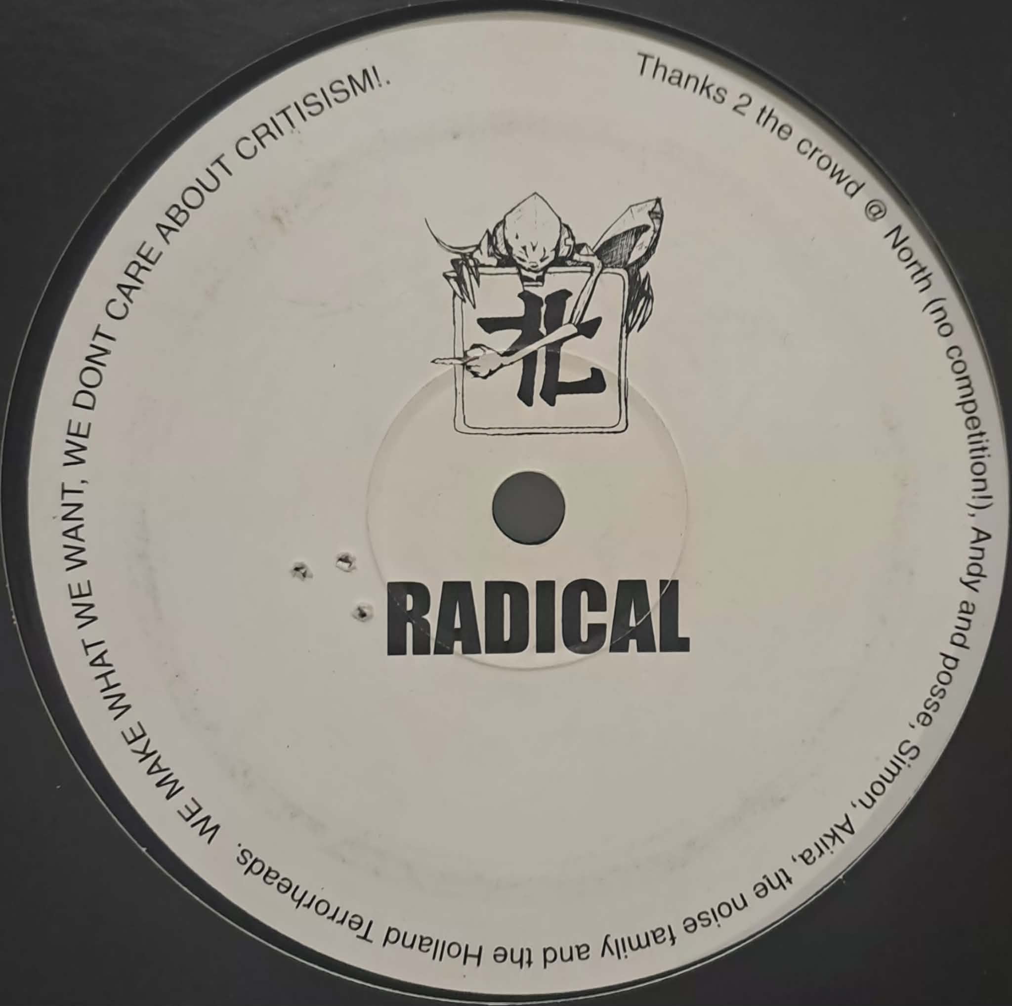 North Radical 01 (seulement le disque 2) - vinyle hardcore