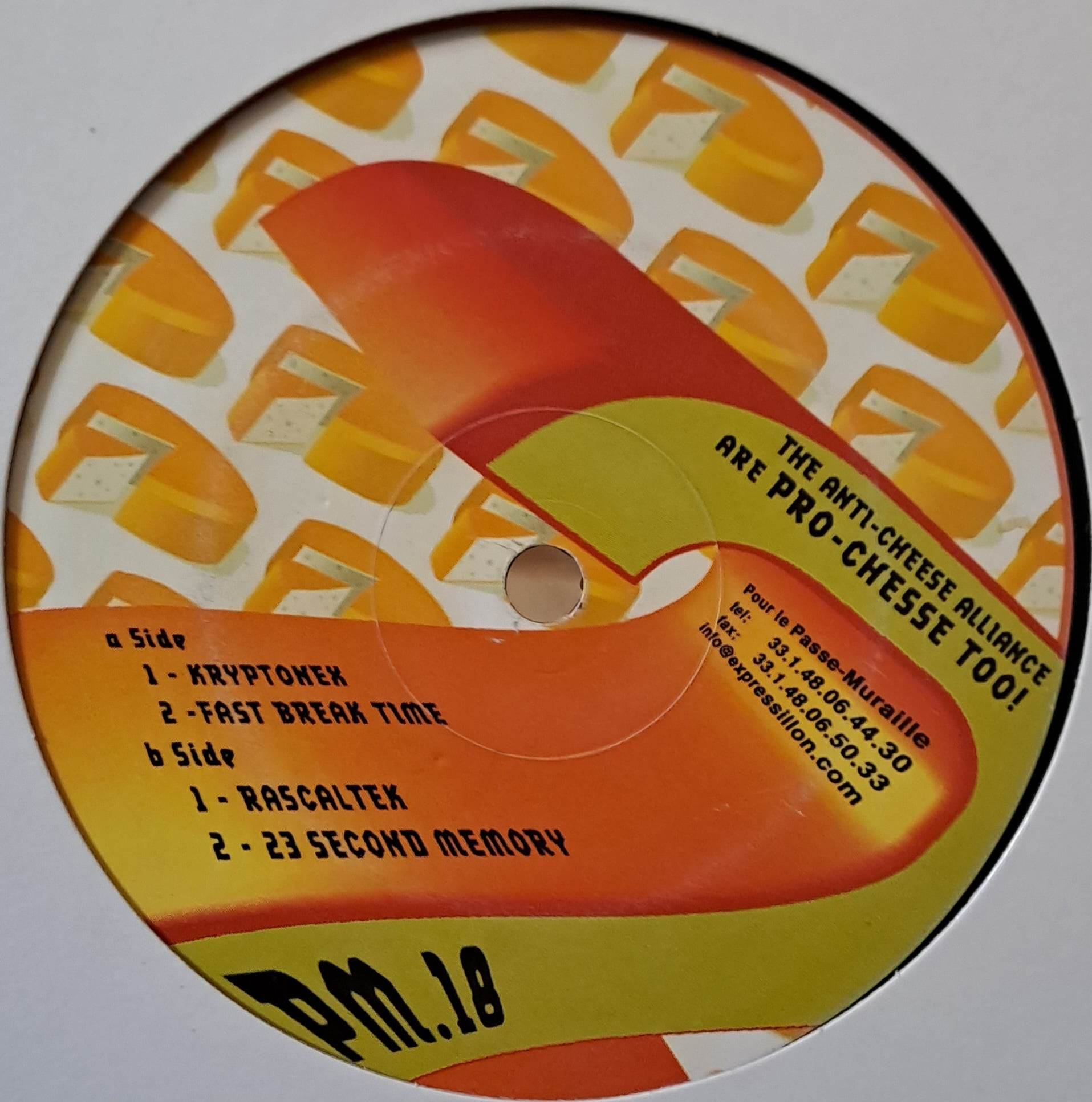 Passe-Muraille 018 - vinyle freetekno