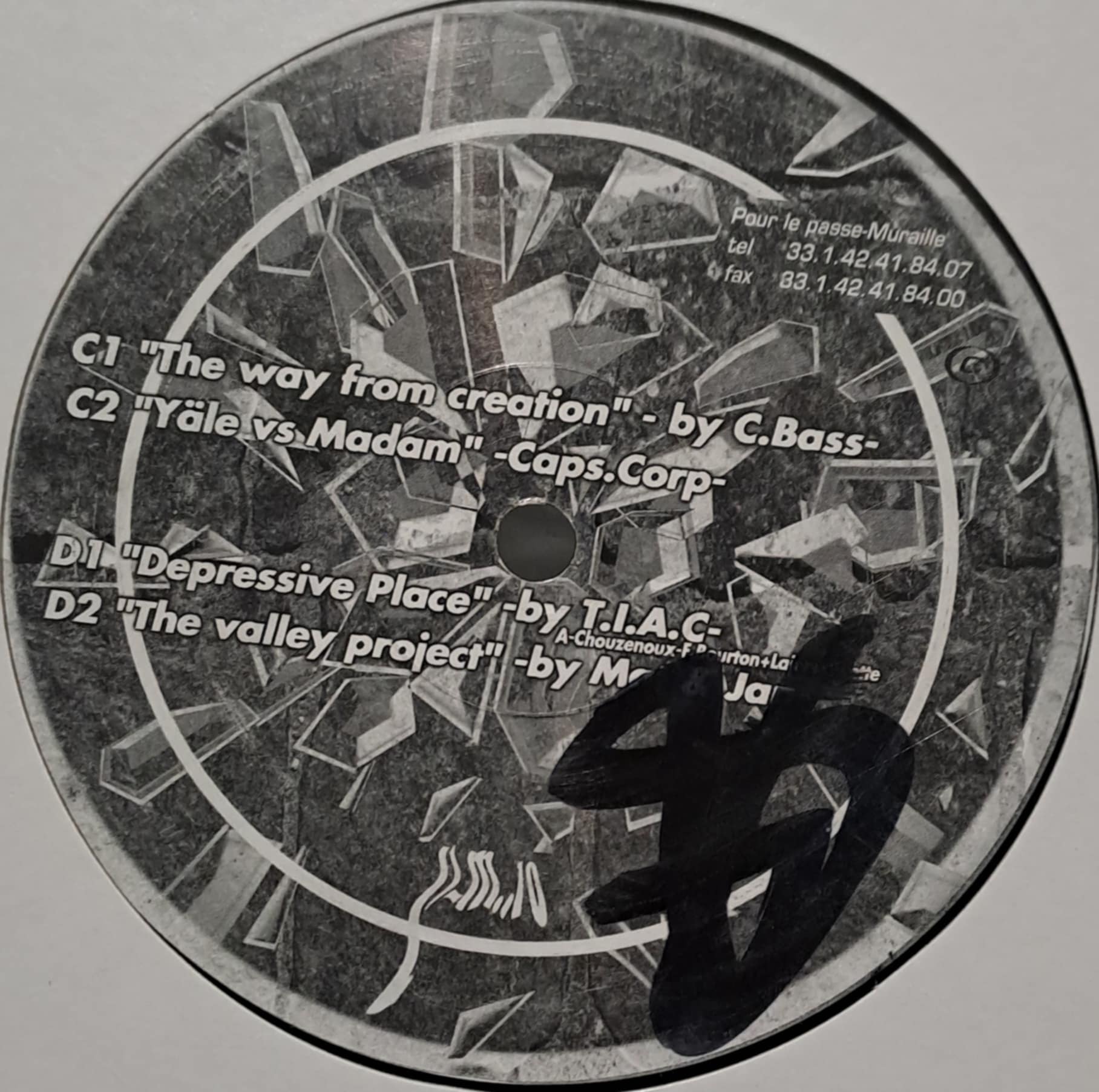 Passe-Muraille 10 (seulement le disque C/D) - vinyle freetekno