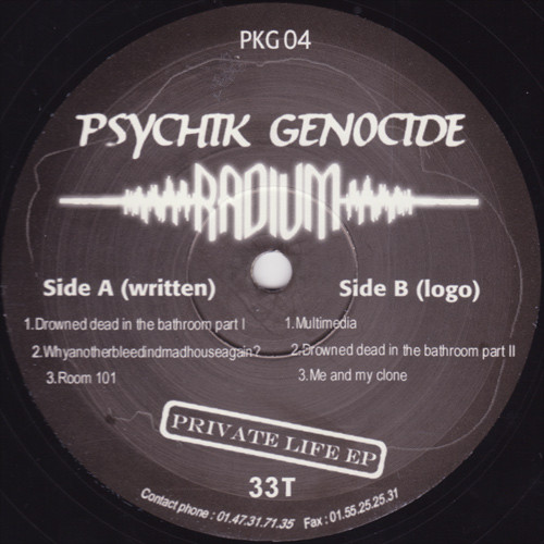 Psychik Genocide 04 - vinyle hardcore