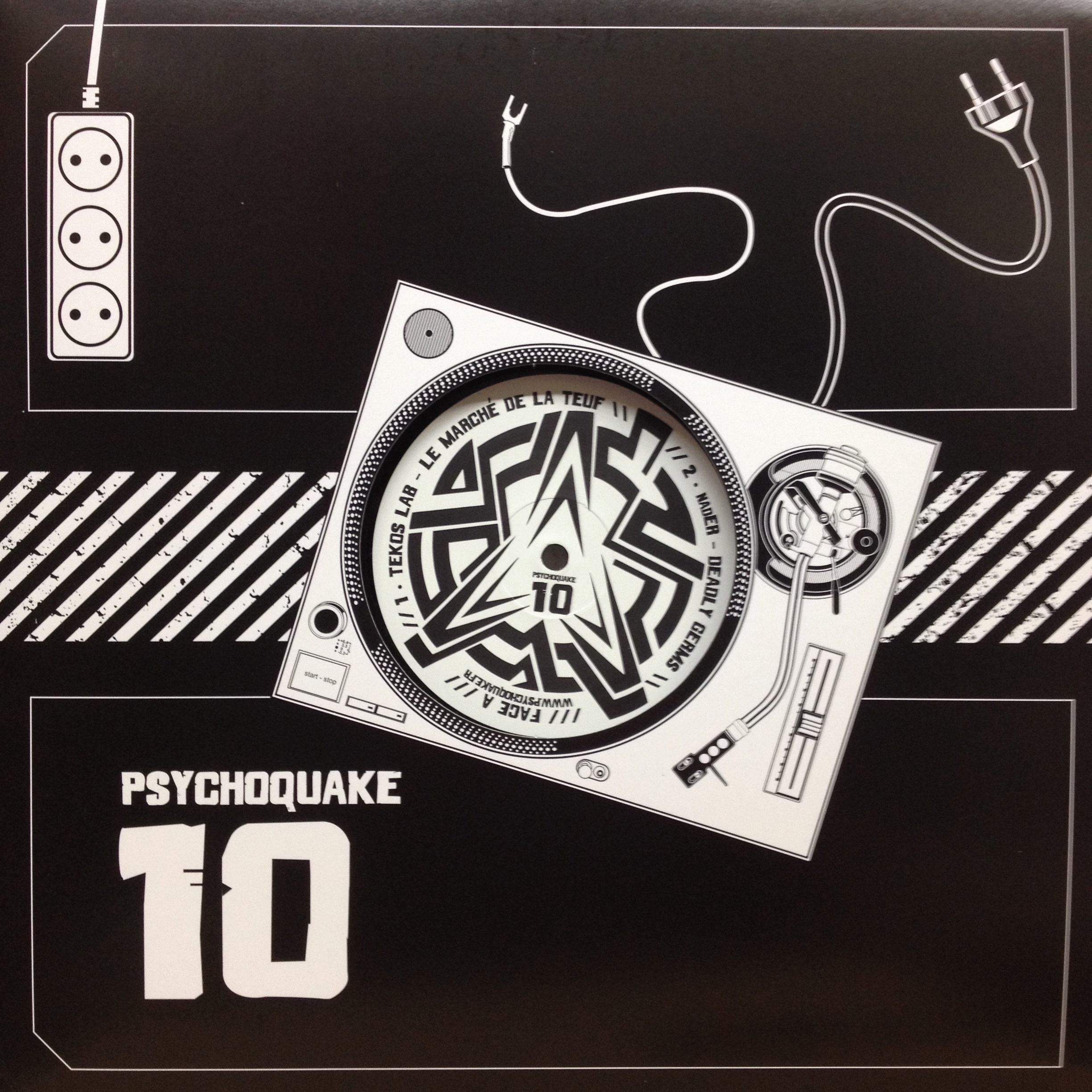 Psychoquake 10 RP - vinyle freetekno