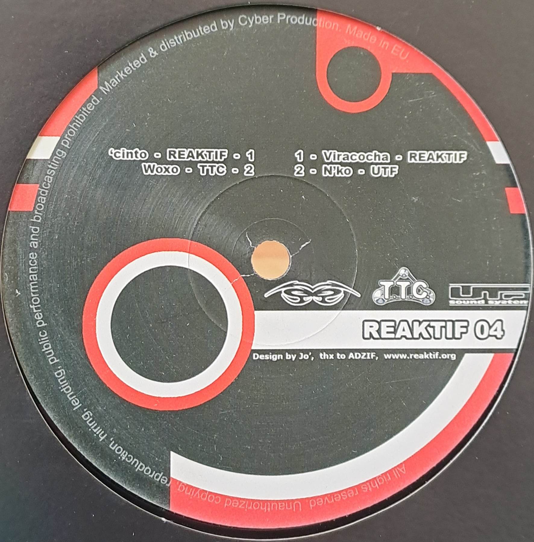 Reaktif 004 - vinyle freetekno