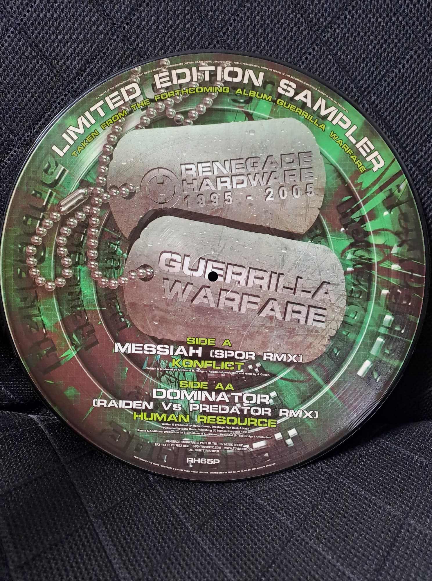 Renegade Hardware 65P ( Picture Disc) - vinyle Drum & Bass