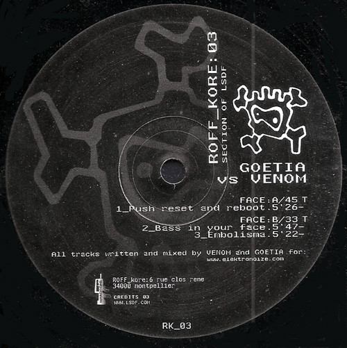 Roffkore 03 - vinyle hardcore
