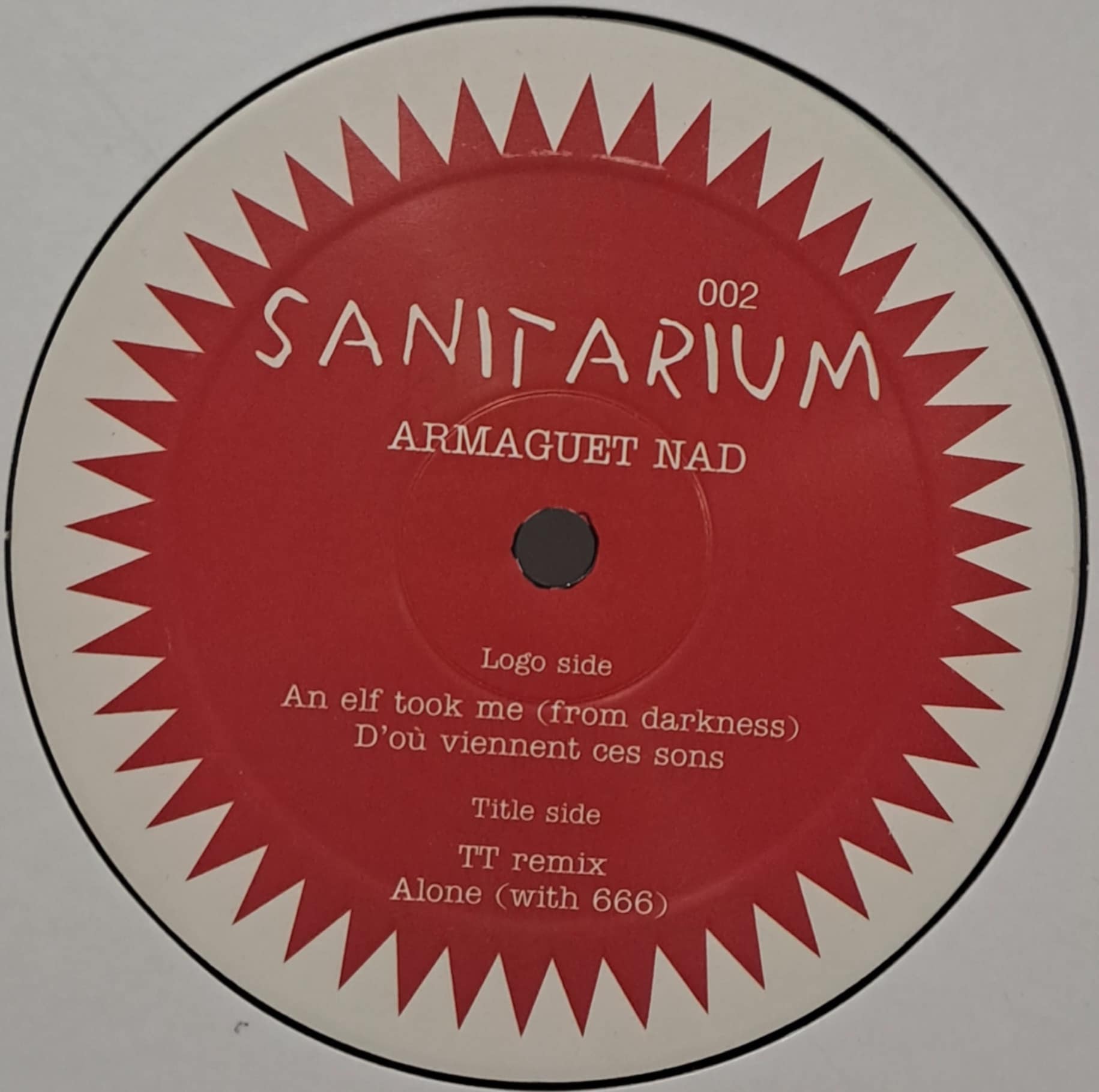 Sanitarium 002 - vinyle hardcore