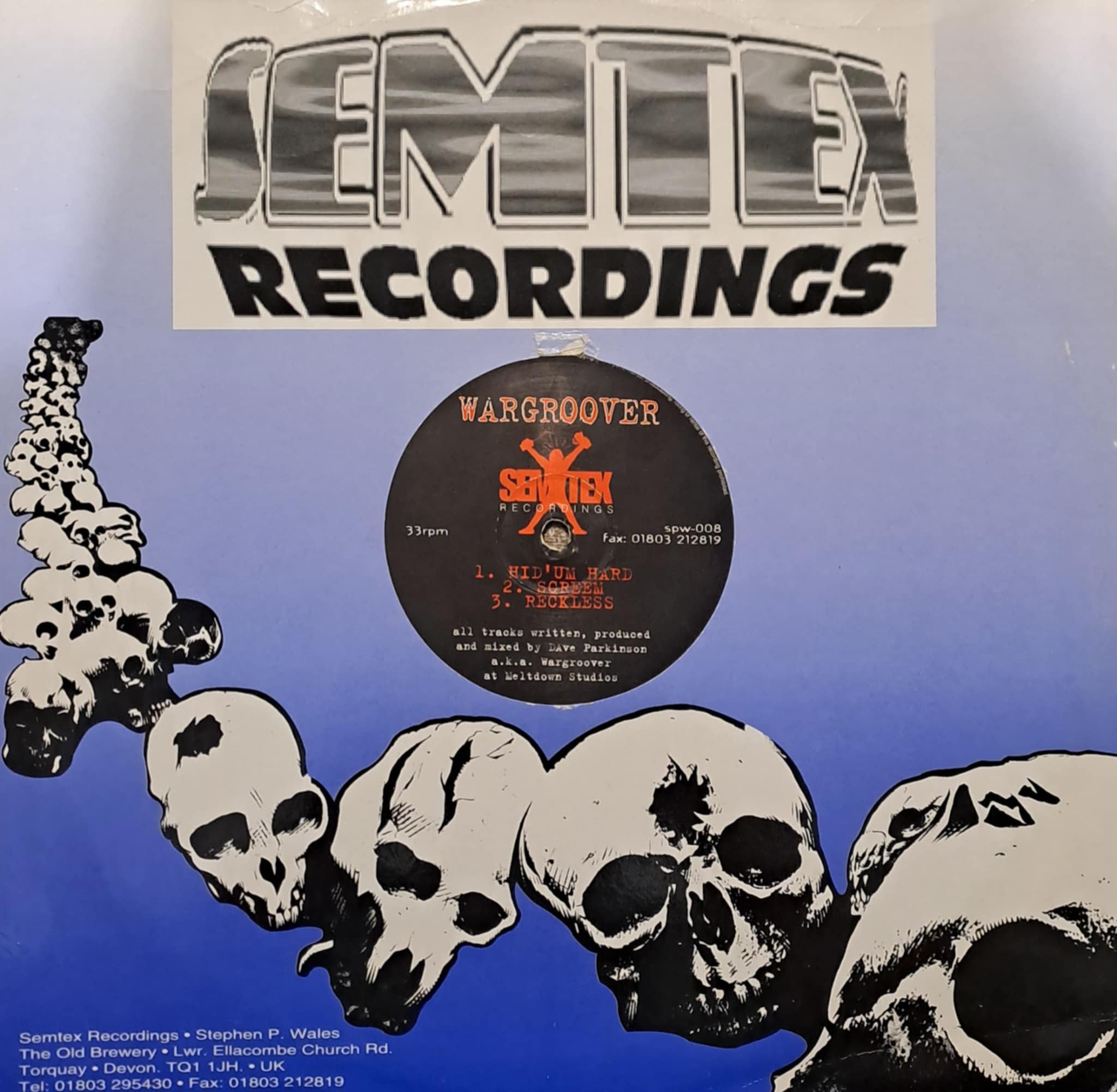 Semtex Recordings 008 - vinyle hardcore