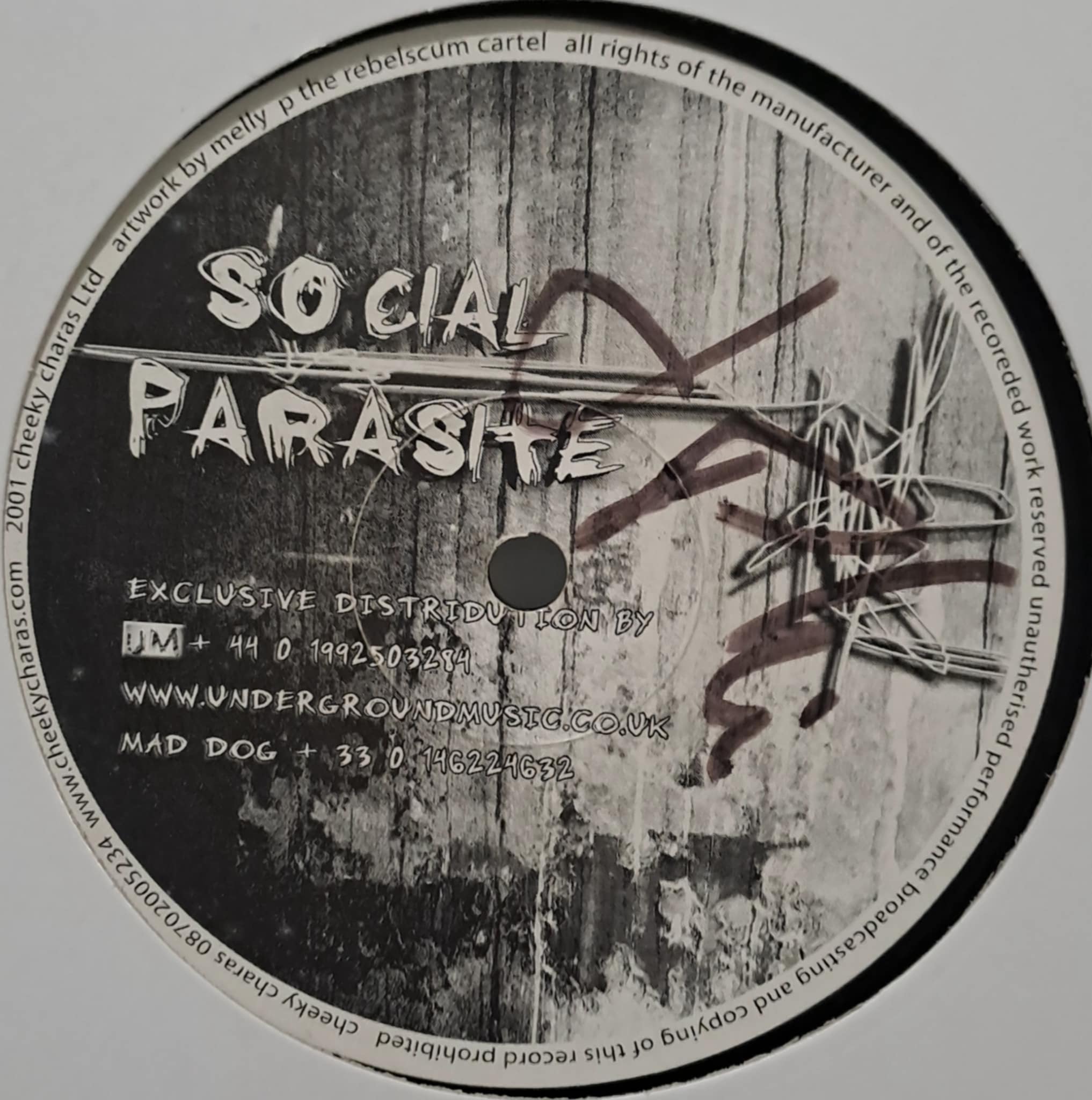 Social Parasite 008 - vinyle gabber
