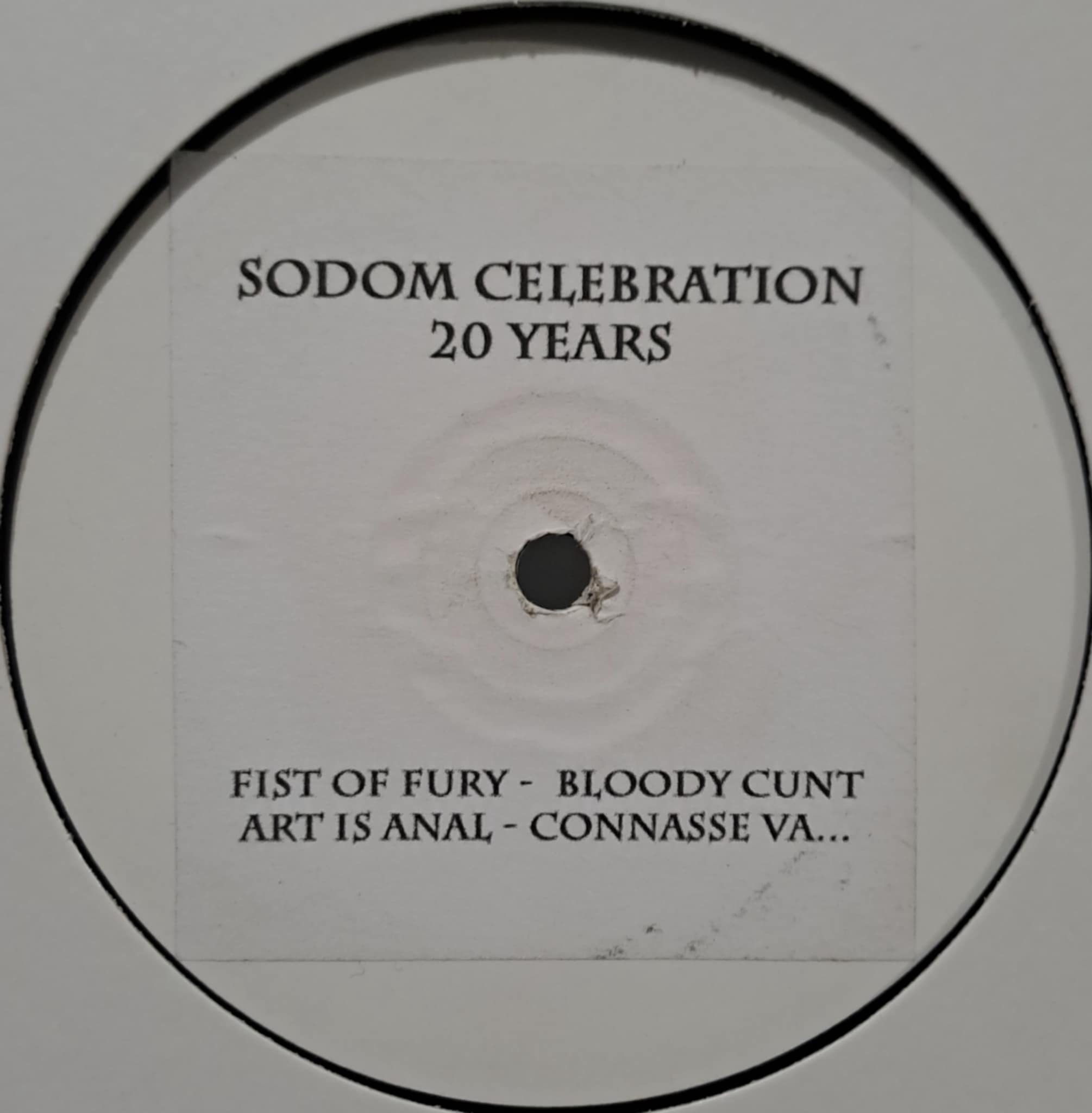 S.O.D.O.M. Celebration 20 Years - vinyle hardcore