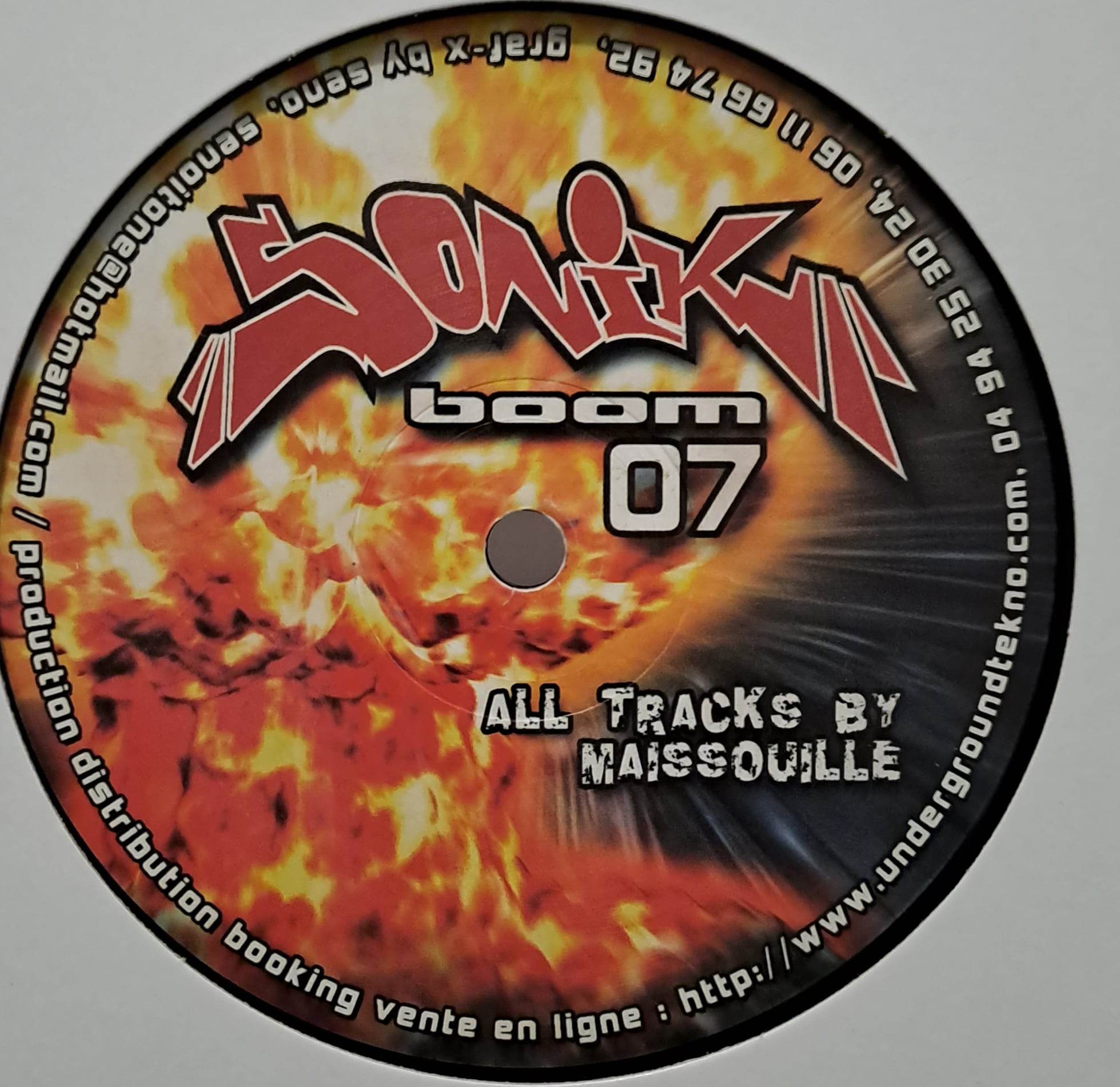 Sonik Boom 07 - vinyle freetekno