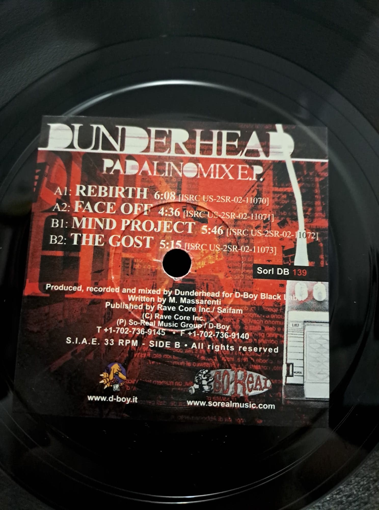 Sorl db 139 - vinyle gabber