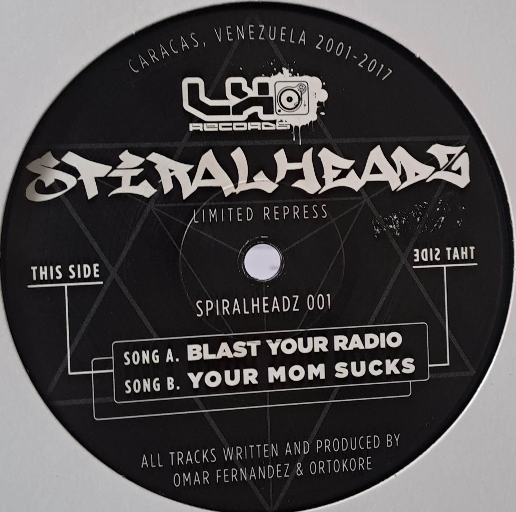 Spiralheadz 001 RP - vinyle freetekno