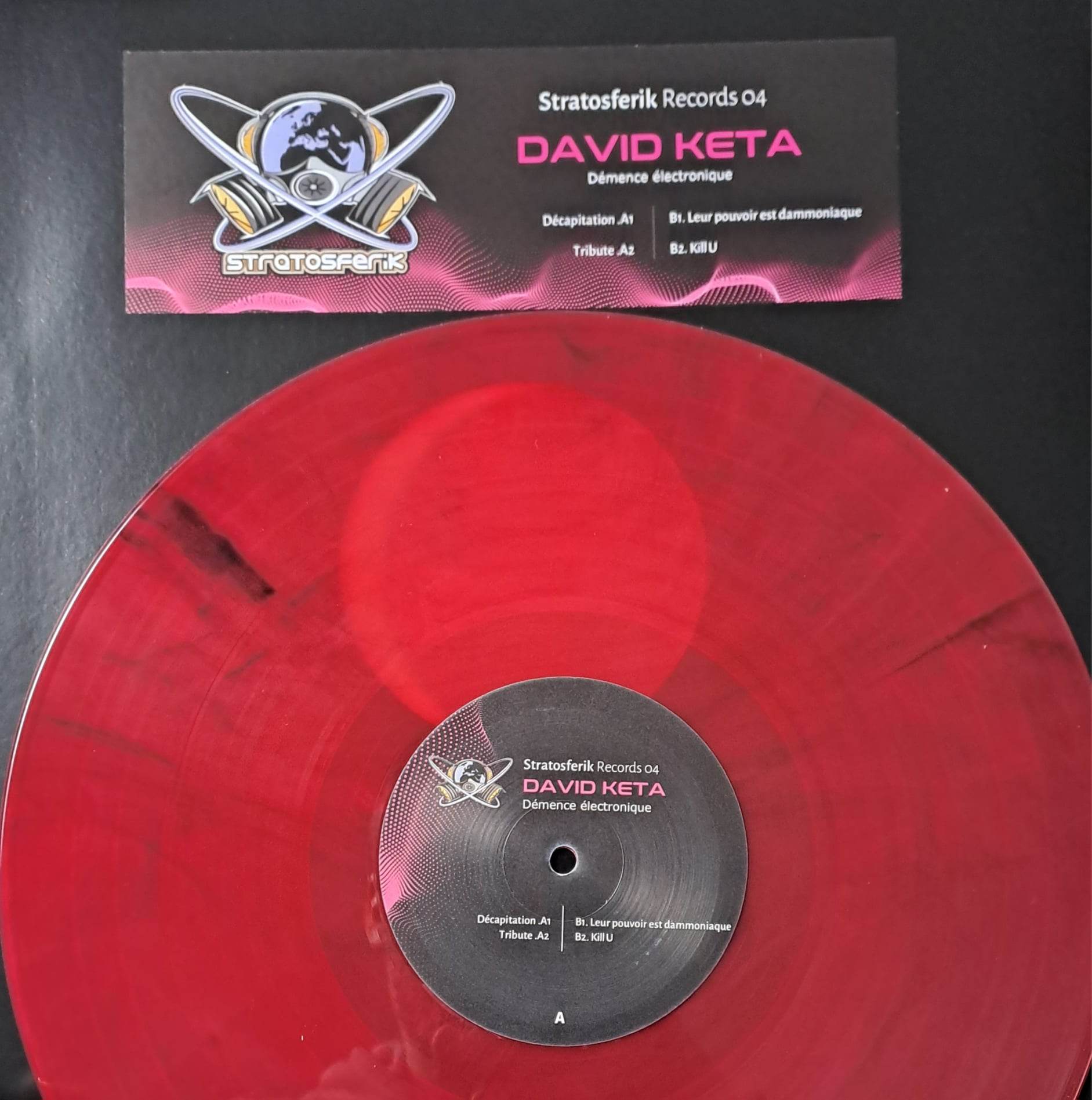 Stratosferik 04 (rouge) - vinyle hardcore