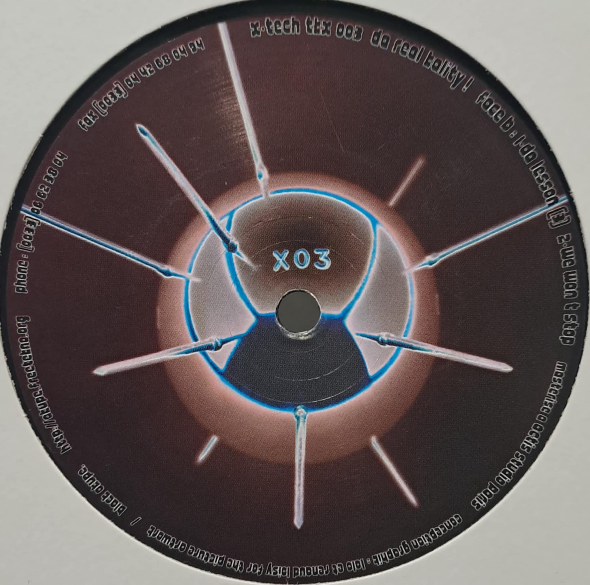 Take X Production 003 - vinyle freetekno