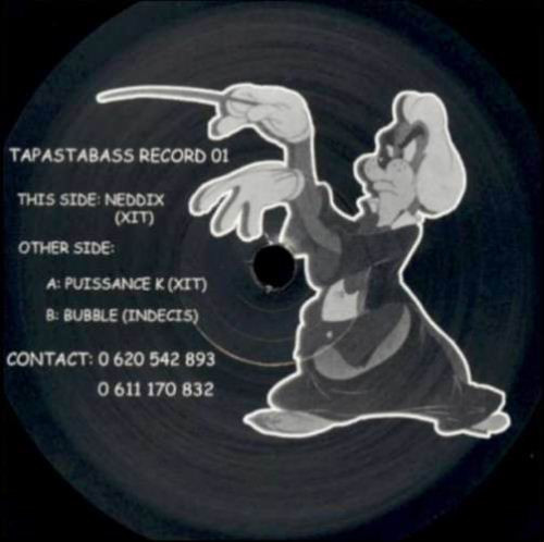 Tapastabass 01 - vinyle freetekno