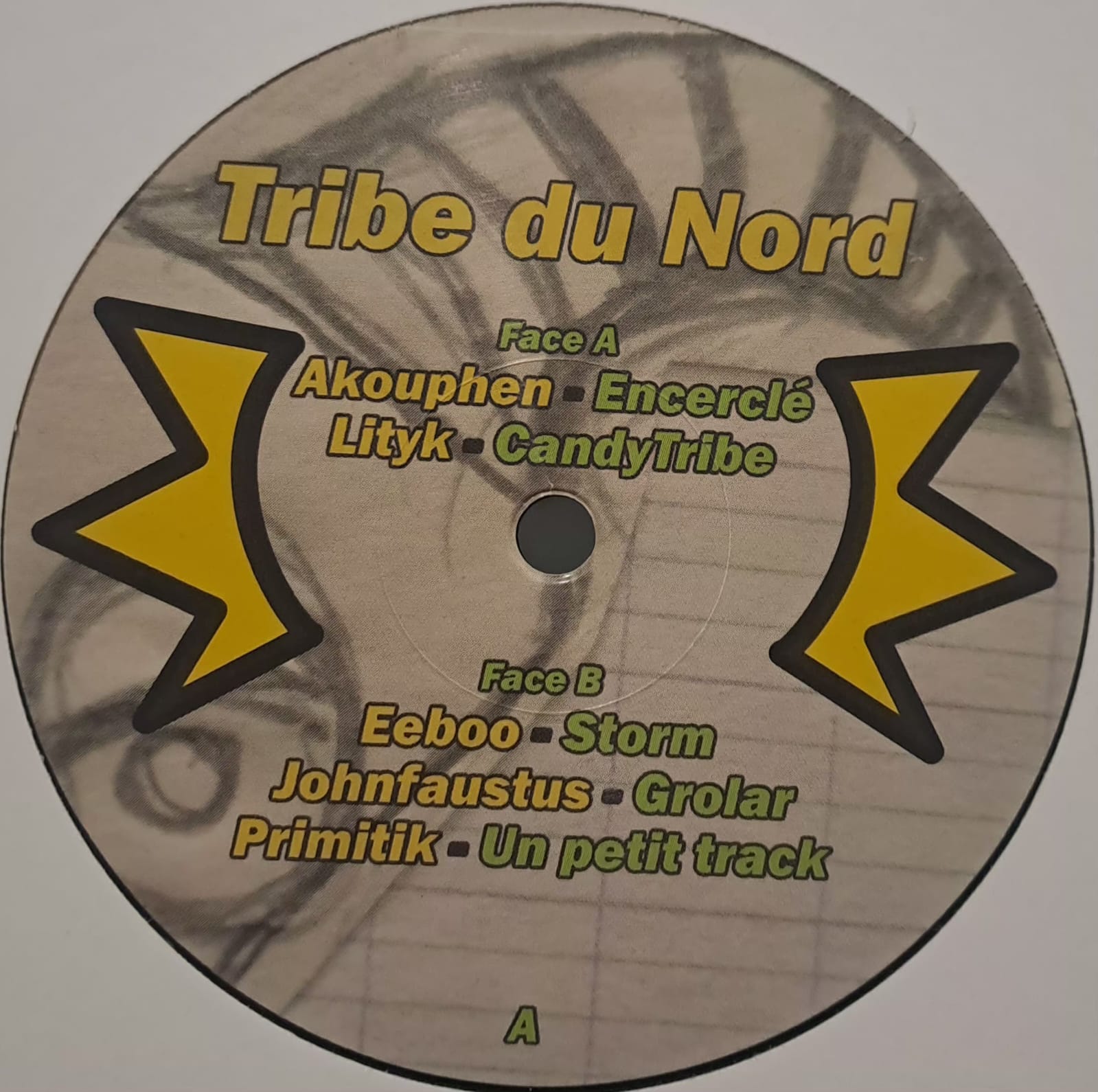 Tribe Du Nord 01 - vinyle freetekno