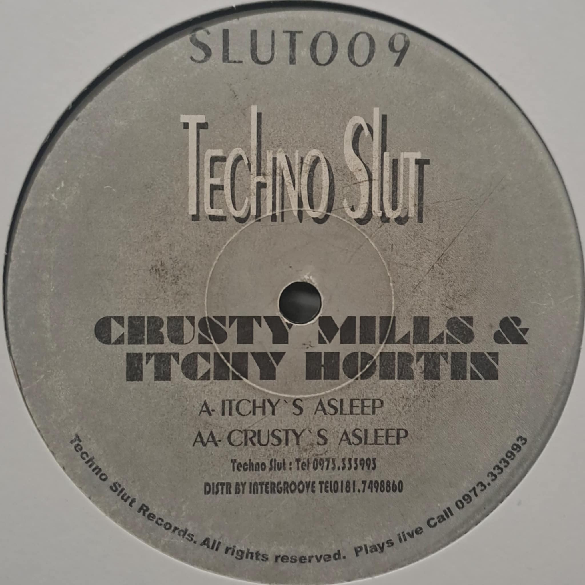 Techno Slut Records 009 - vinyle techno