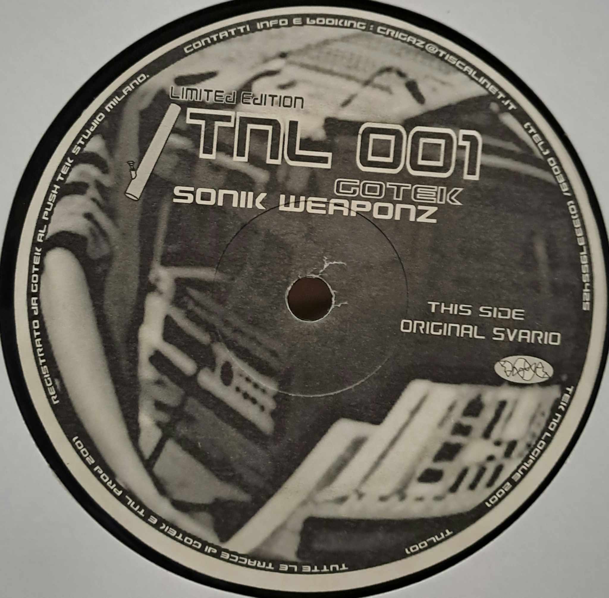 Tek No Logique 001 - vinyle freetekno