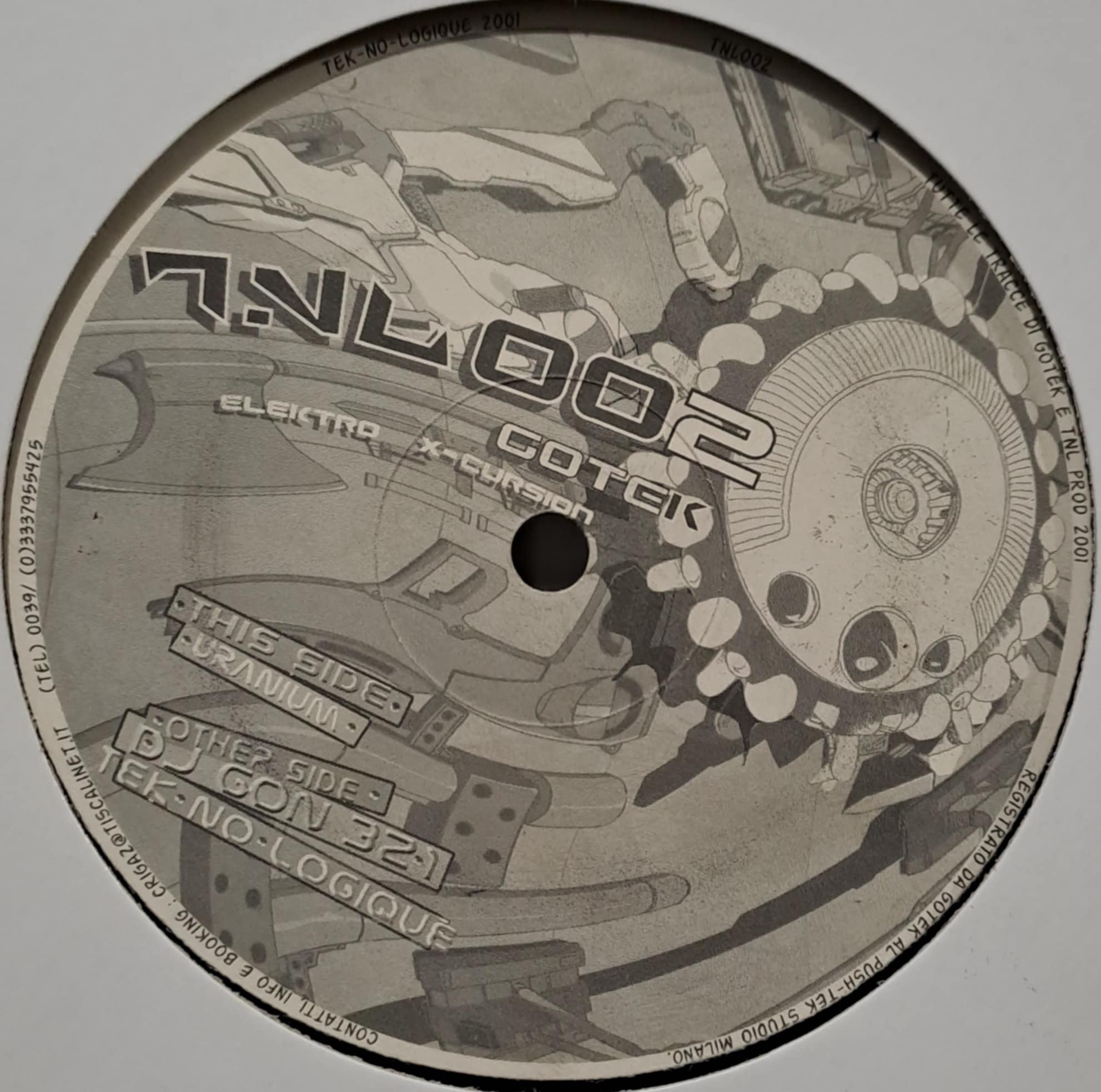 Tek No Logique 002 - vinyle freetekno