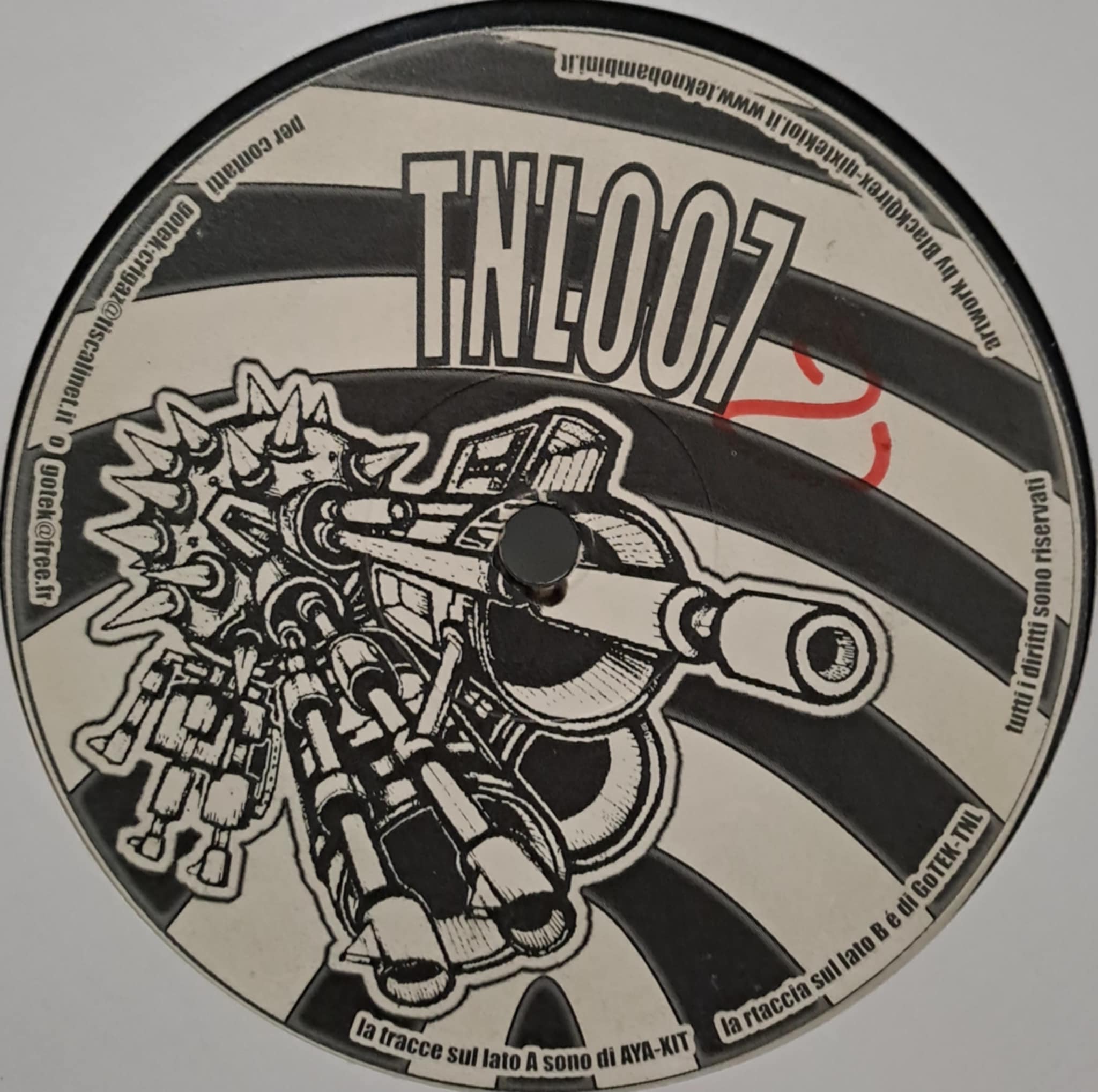 Tek No Logique 007 - vinyle freetekno